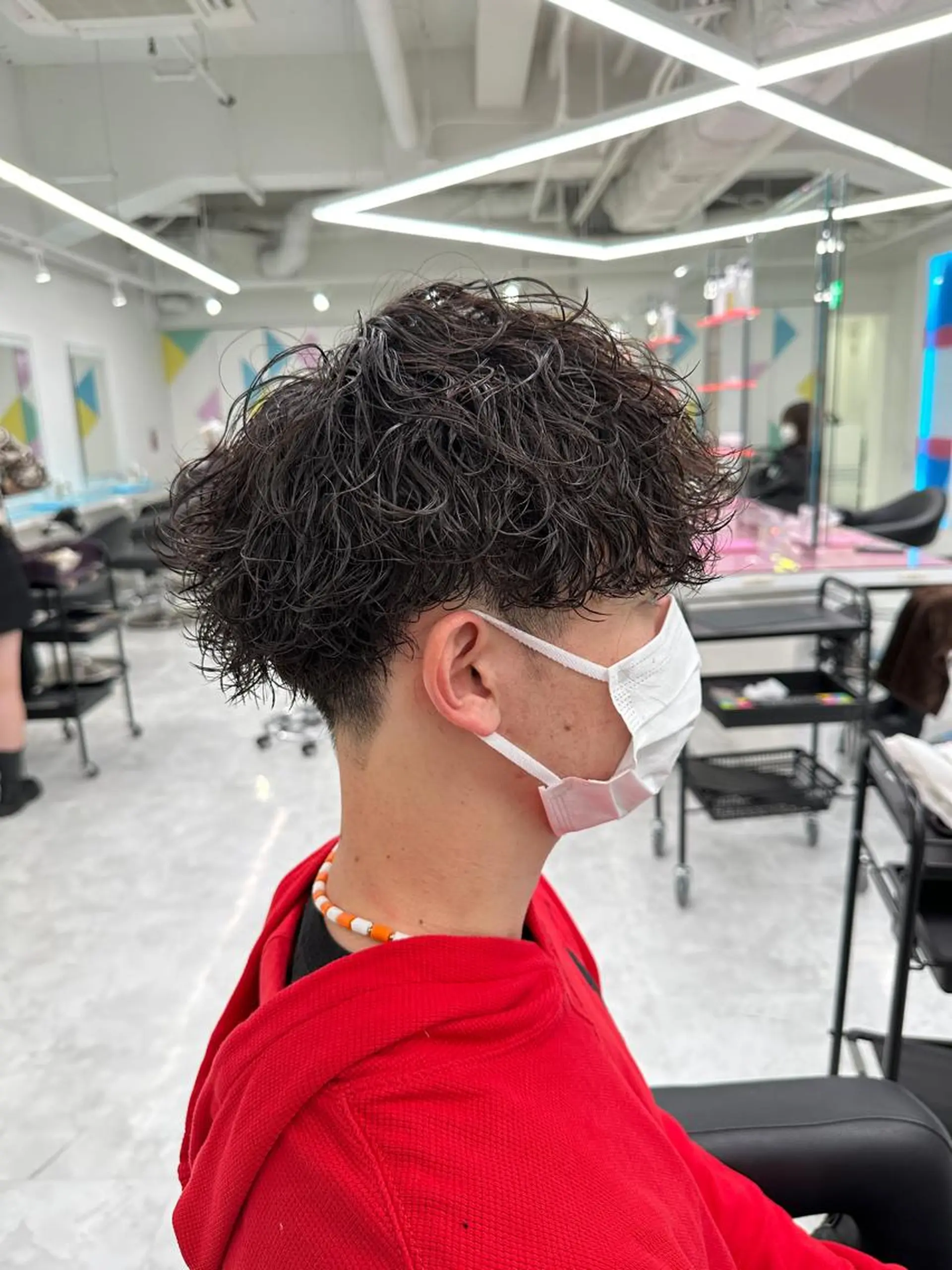 ショート カラー パーマ メンズ 【メンズサロン】 BLUCK 横浜のヘアスタイル