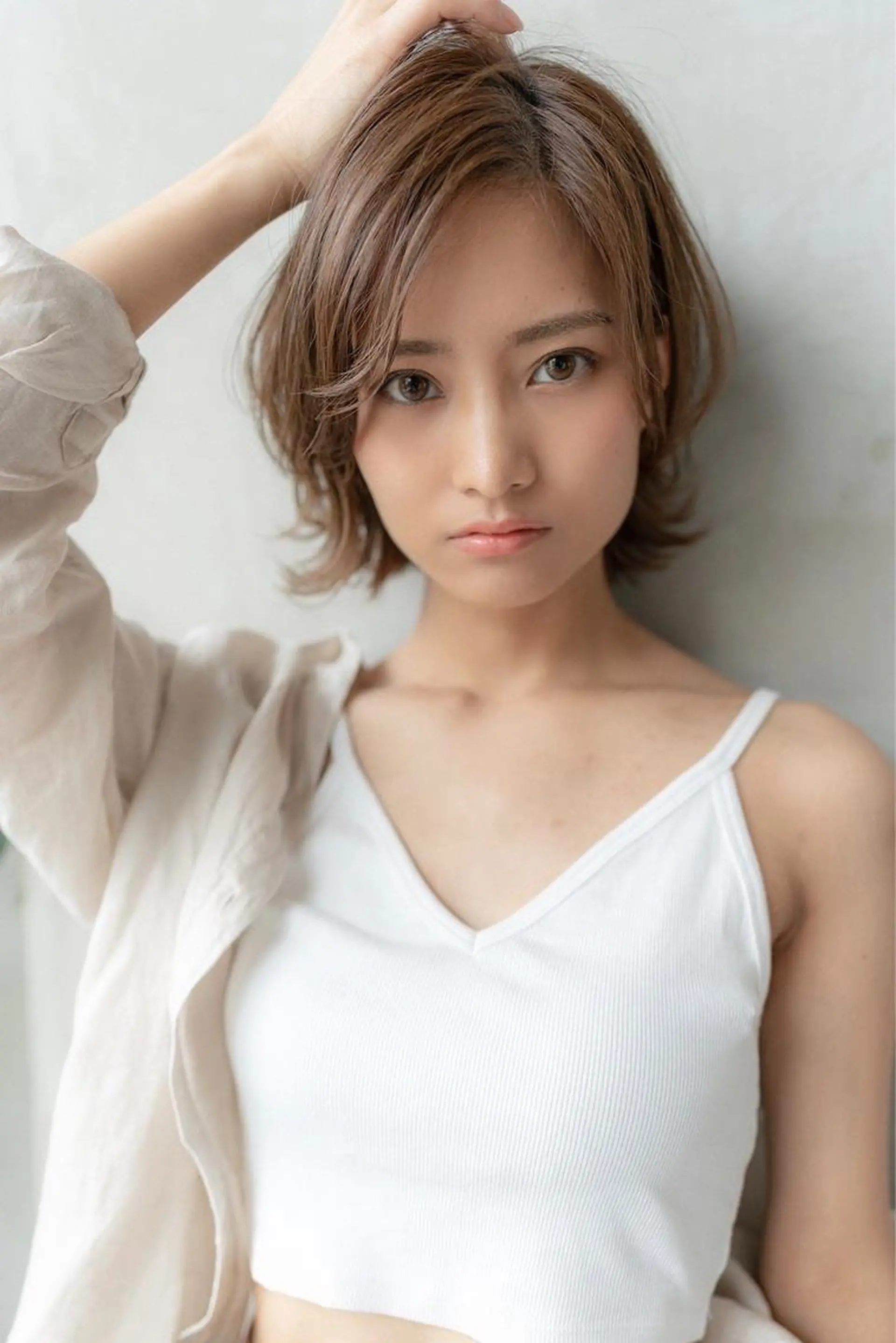 ミディアム カラー 髪質改善 10月限定モニター 髪質改善美髪矯正のヘアスタイル