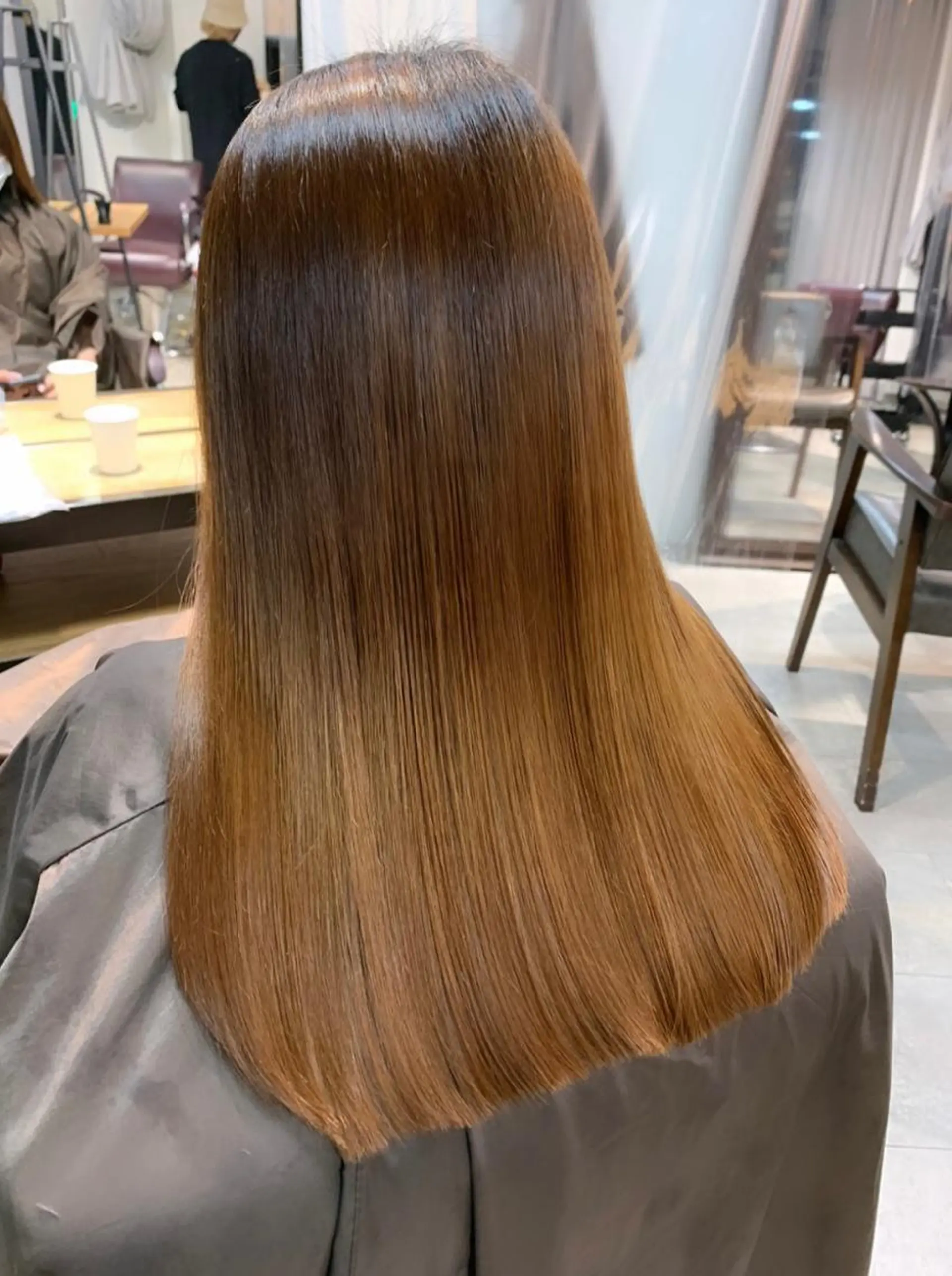 ロング カラー パーマ 縮毛矯正 トリートメント I’ve所属・💘大人可愛く💘 Natsuki❥❥❥のヘアスタイル