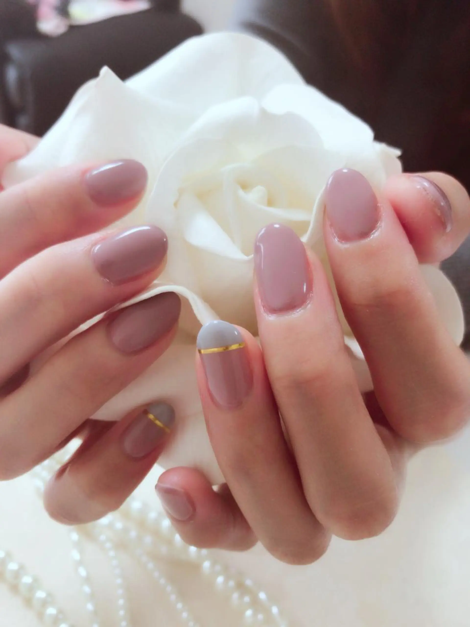 ネイル アートネイル ワンカラーネイル Lily Roseスタッフ一同のマツエク・マツパデザイン