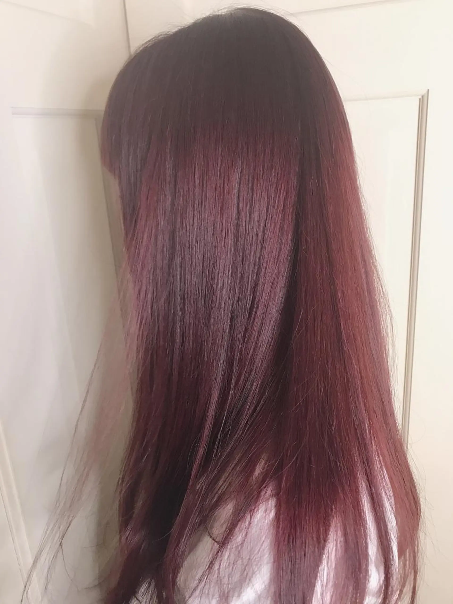 セミロング カラー ヘアアレンジ ピンクカラー バイオレットカラー 【代表】 たき〜のヘアスタイル