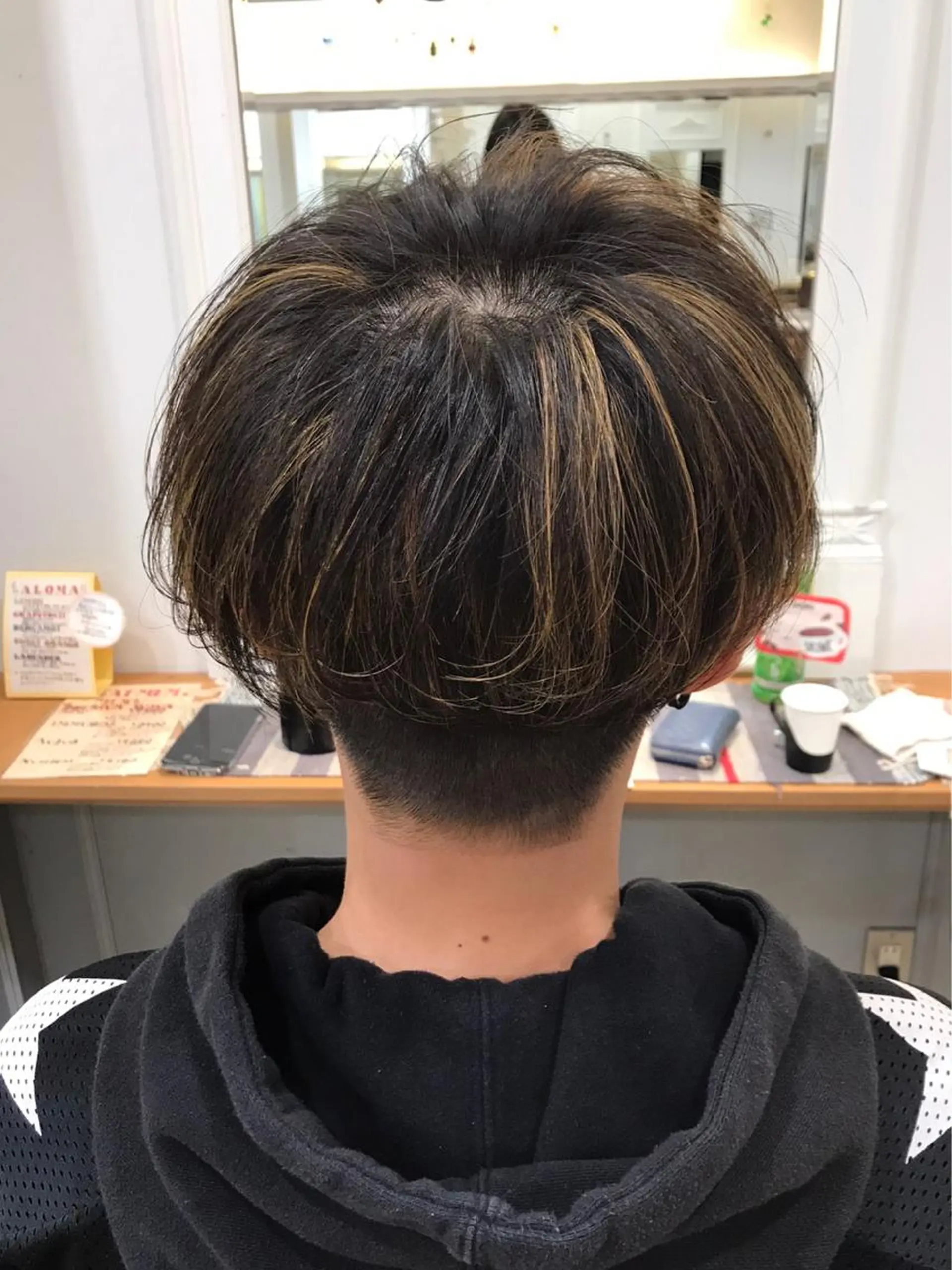 ショート カラー パーマ メンズ レイヤーカット✂️ 横浜No1♡下鳥翔子のヘアスタイル