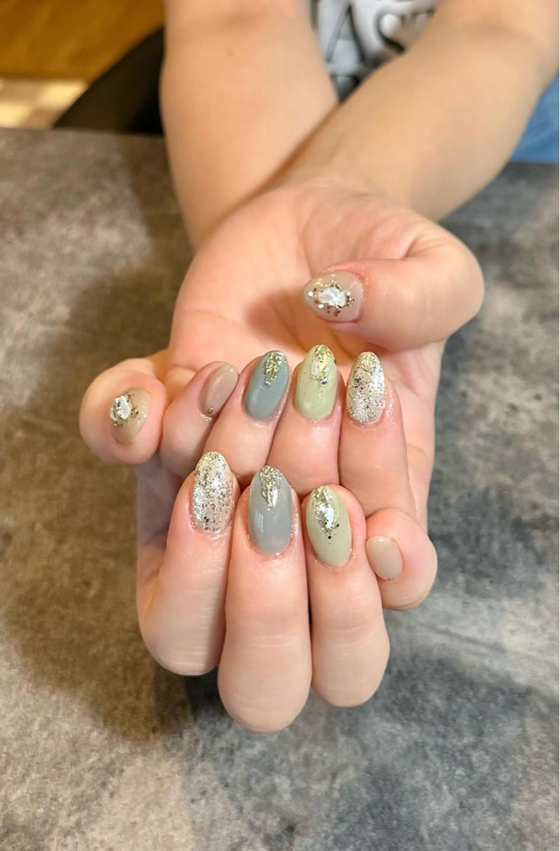 ネイル フラワーネイル フットネイル フレンチネイル ジェルネイル ガラスフレンチ nail salon amanoのネイルデザイン