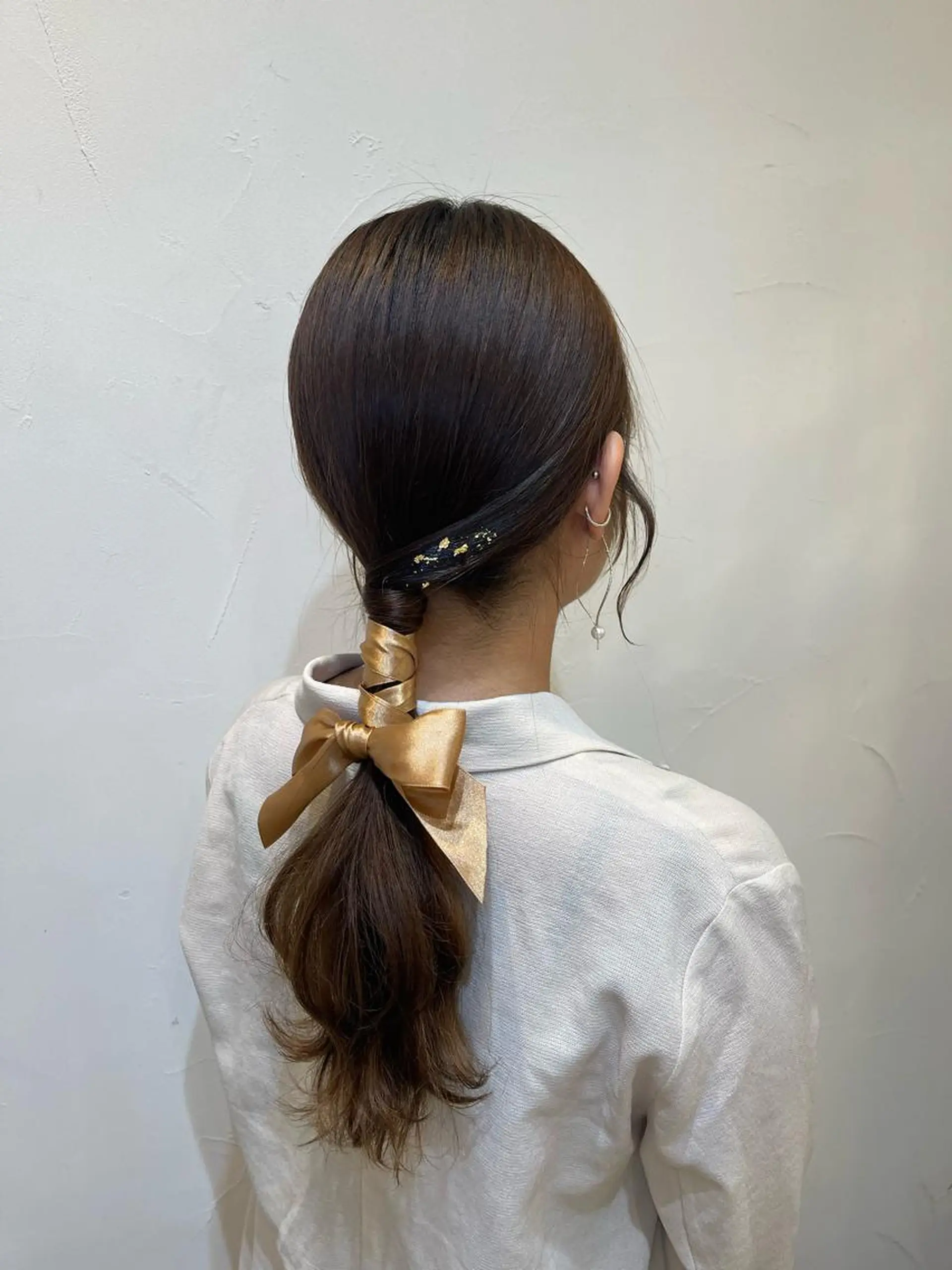 ヘアアレンジ お団子ヘア ポニーテール メンズhair /こえびのヘアスタイル