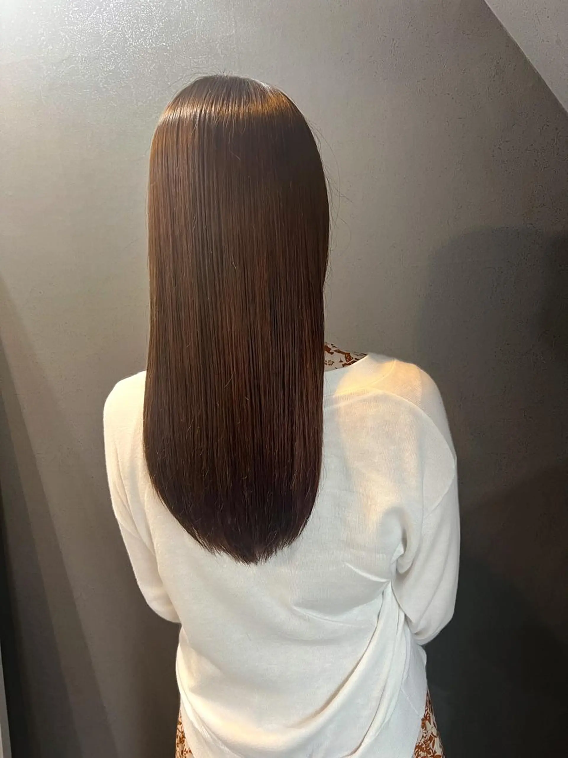 ロング 髪質改善 トリートメント 酸性ストレート カット 縮毛矯正 トリートメント ヘッドスパ ＊くせ毛に特化＊ 【yun】のヘアスタイル