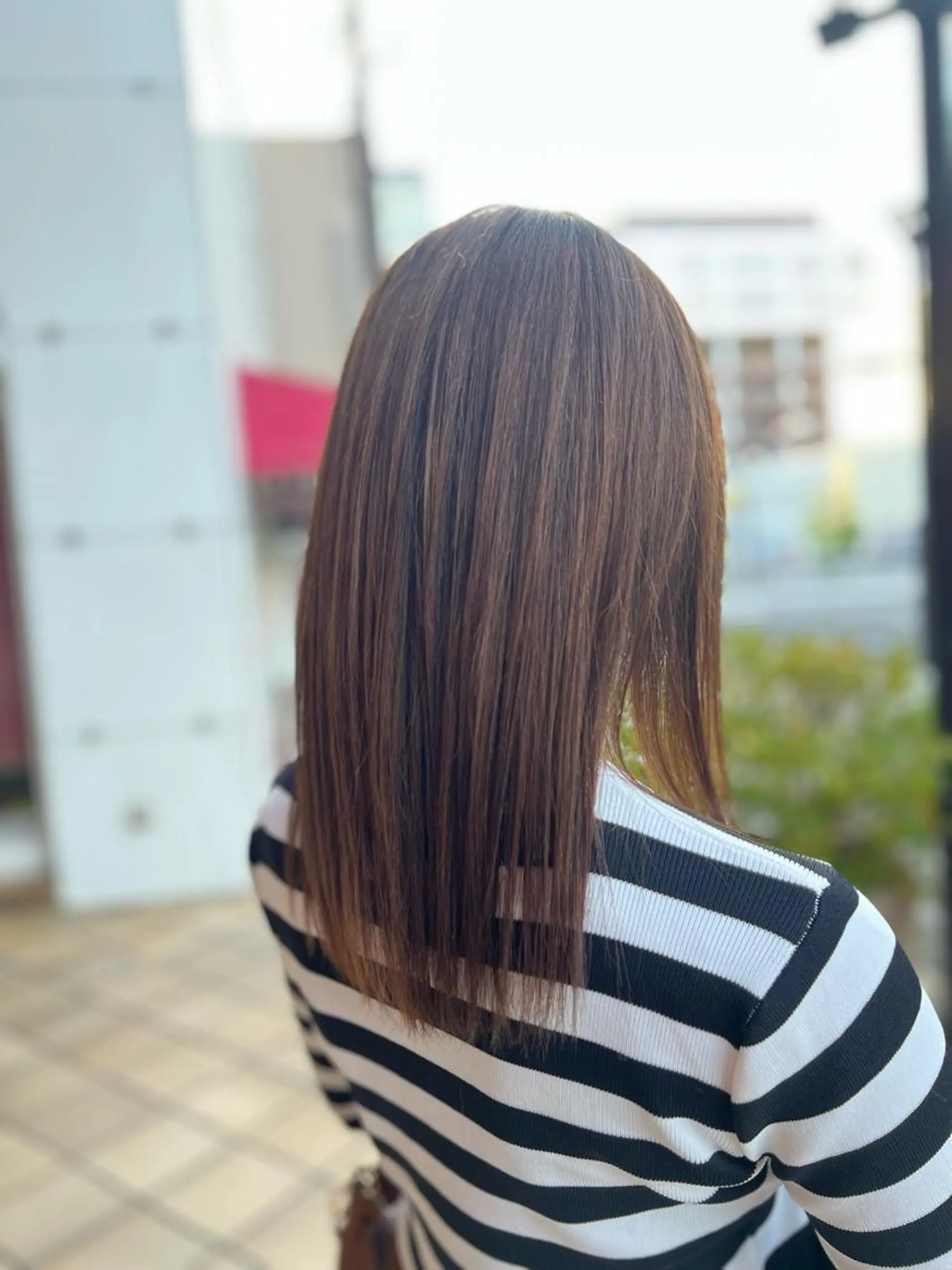 ミディアム 縮毛矯正 藤川 瑛梨奈のマツエク・マツパデザイン