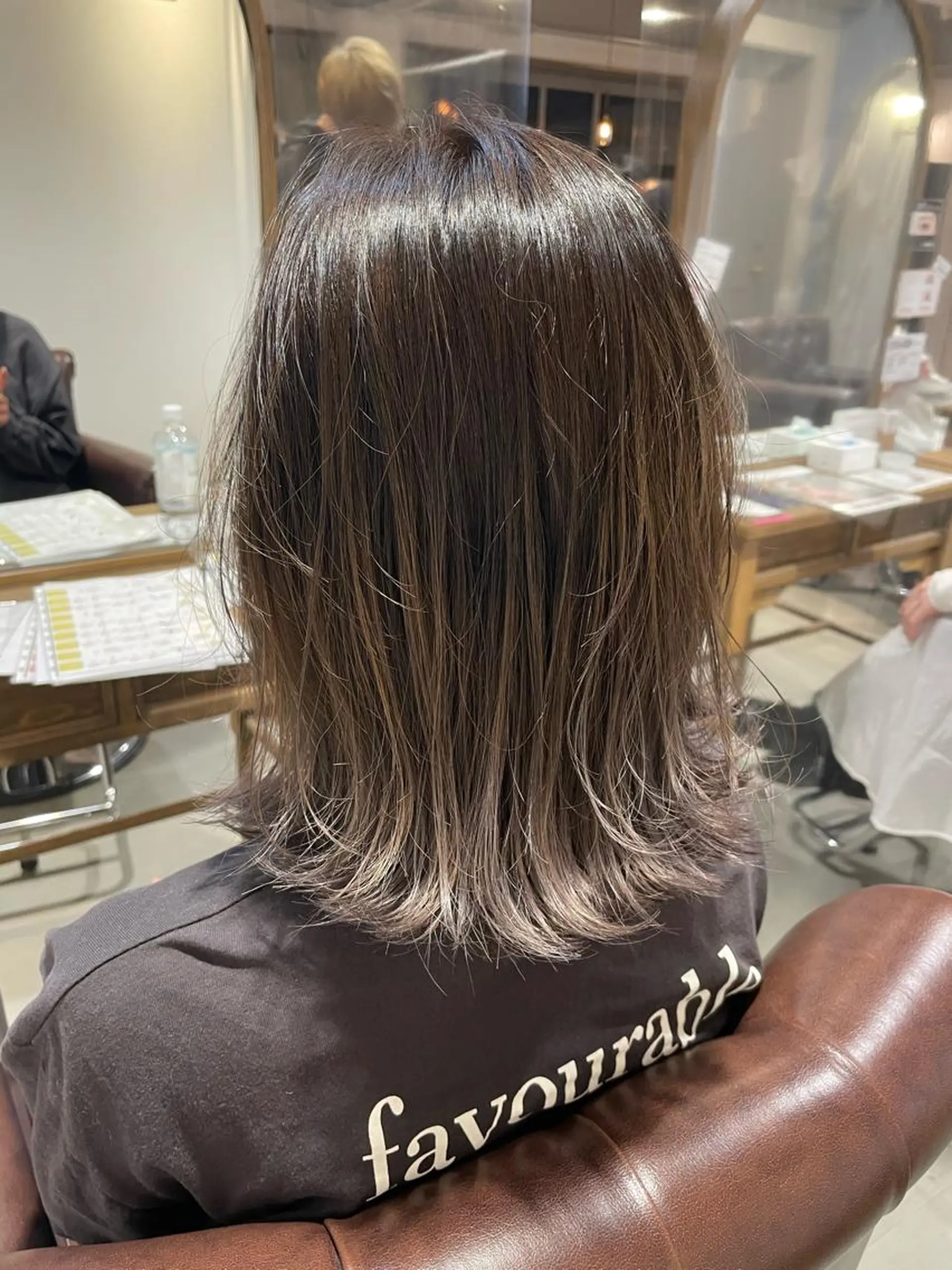 ショート カラー パーマ ヘアアレンジ キッズ ヘアカラー トリートメント 韓国♡ハイライト ♡YURIのヘアスタイル