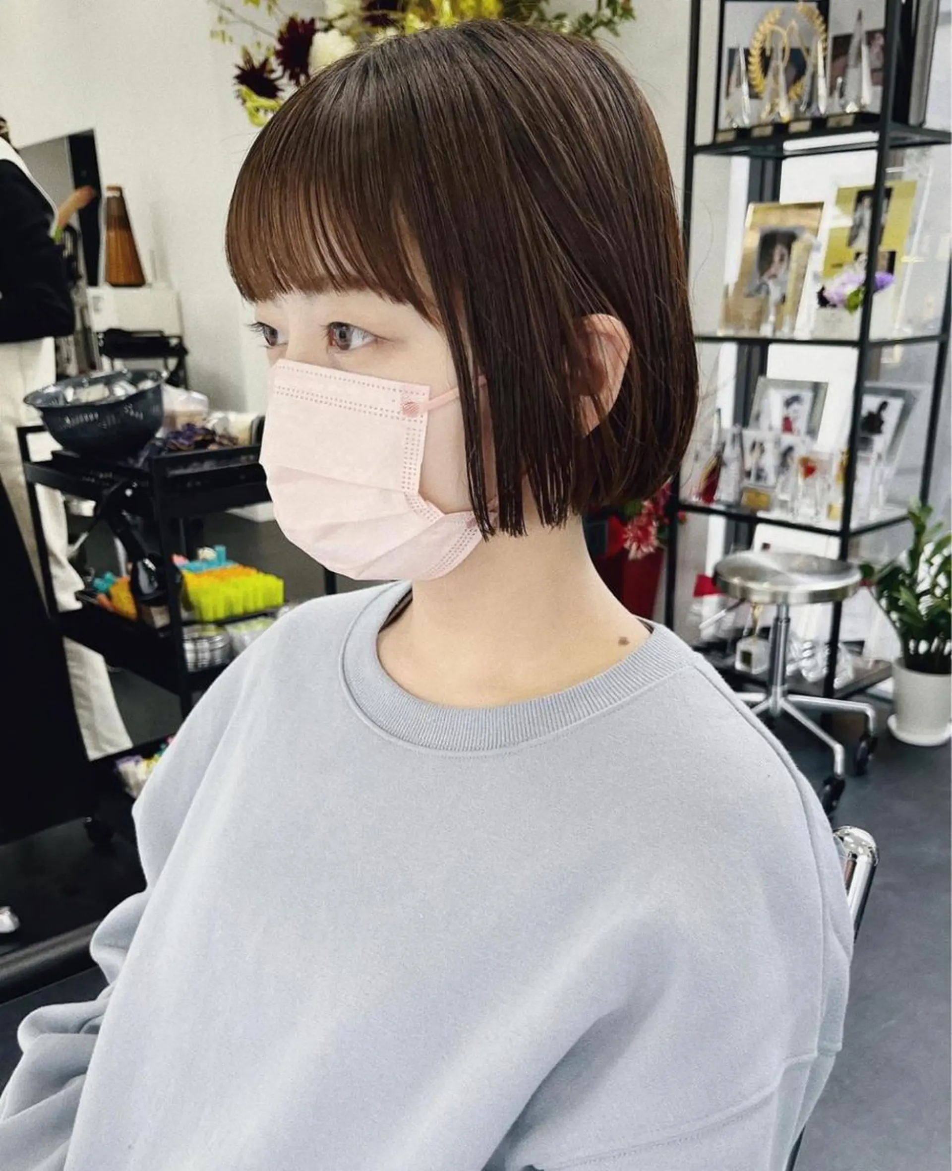 ショート ボブ 似合わせパーマ/ 山本銀次郎のヘアスタイル