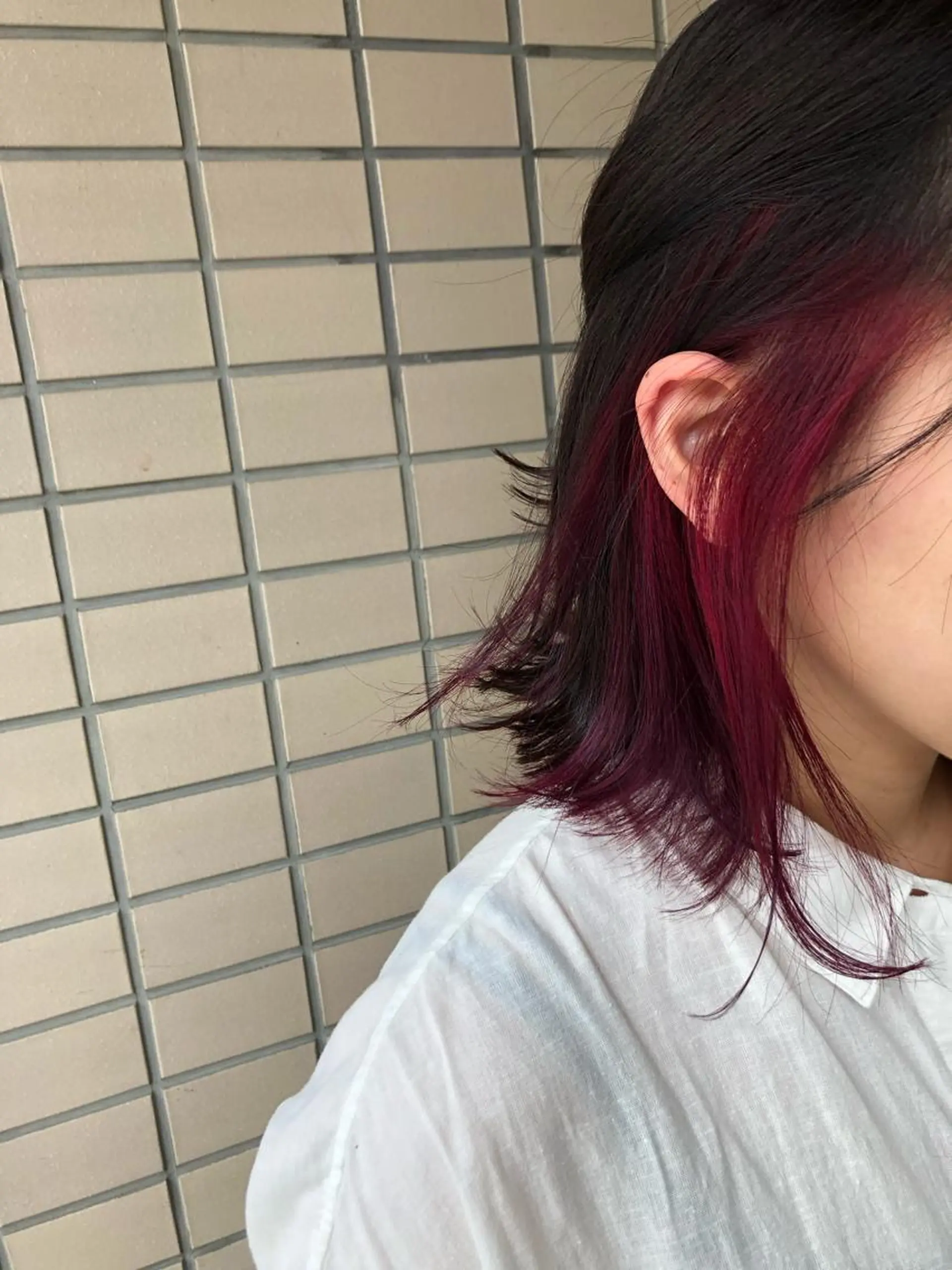 ミディアム キノシタ ナオユキのヘアスタイル