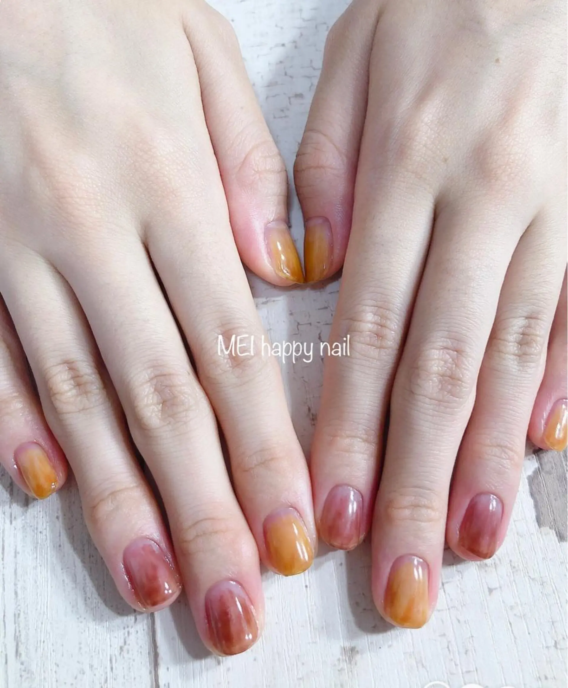 ネイル 北浦和 自爪育成ケアのネイルデザイン