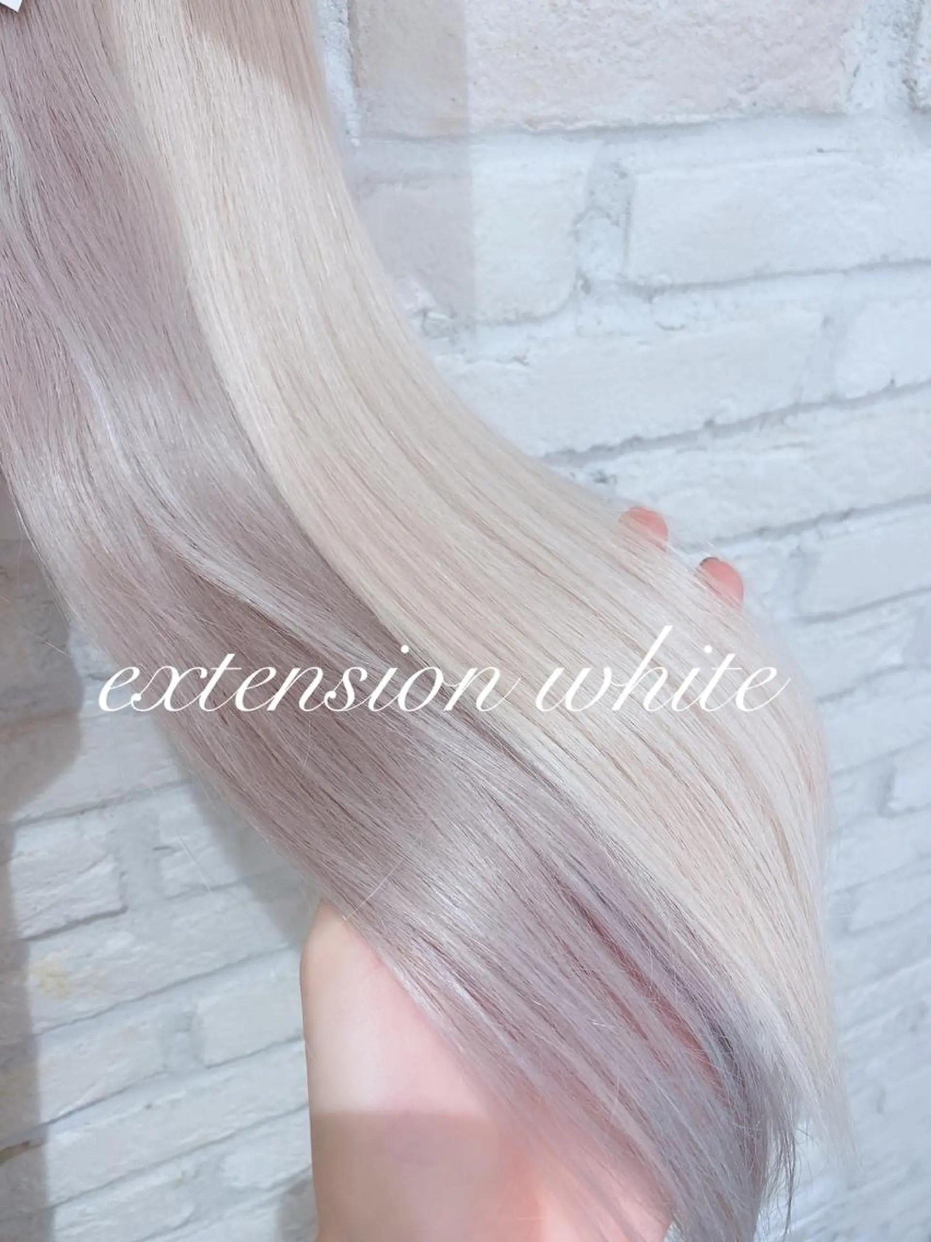 横浜🍒ルーツカラー エクステ／RIEのヘアスタイル