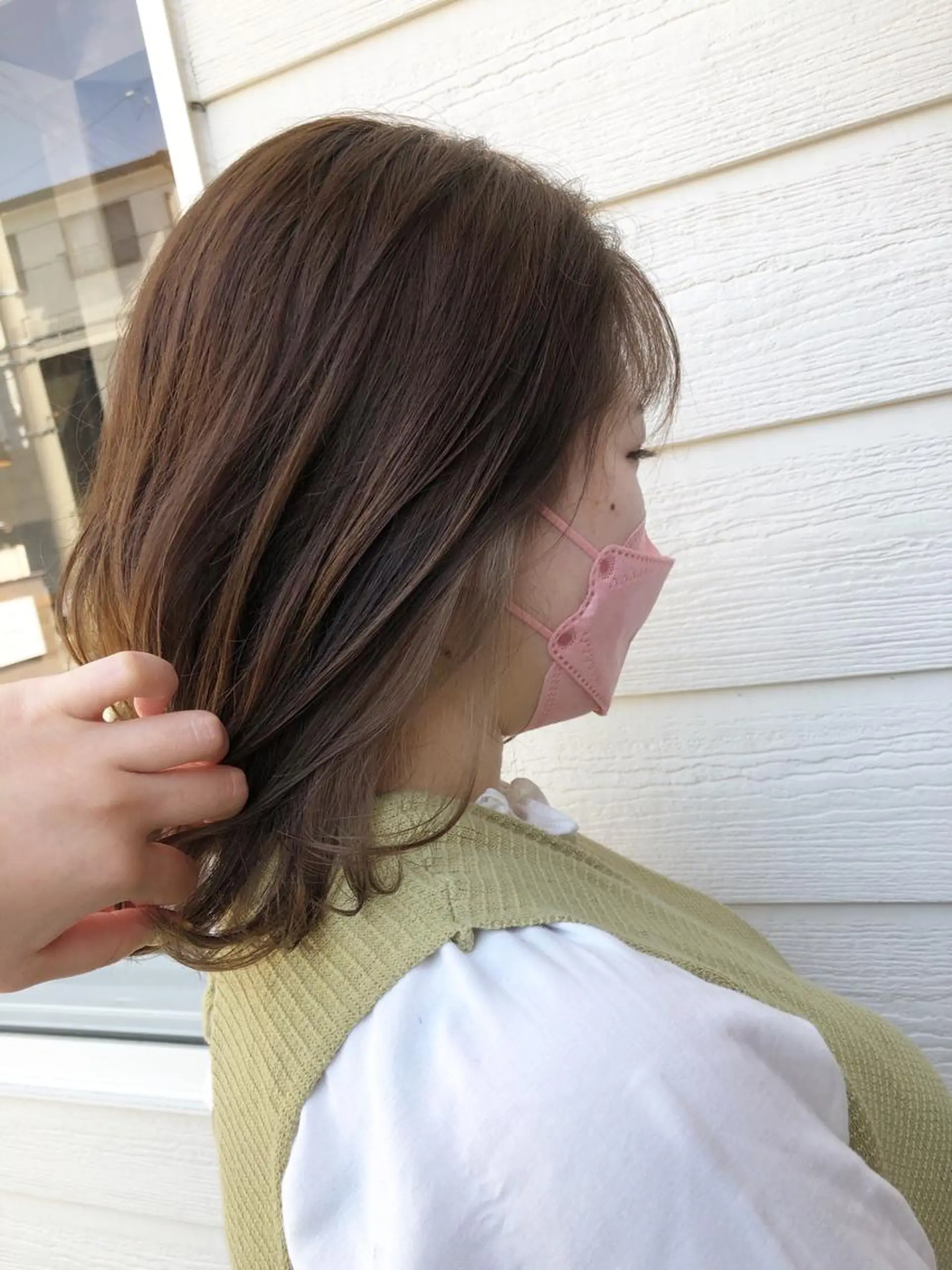 ミディアム ayumi ／透明感カラーのヘアスタイル