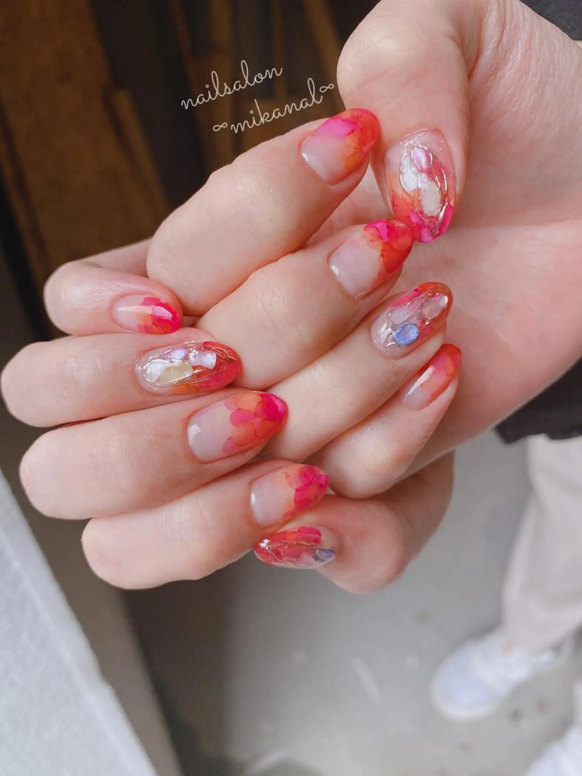 ネイル ハンドネイル nailsalon ∞ ﾐｶﾅﾙ ∞のネイルデザイン