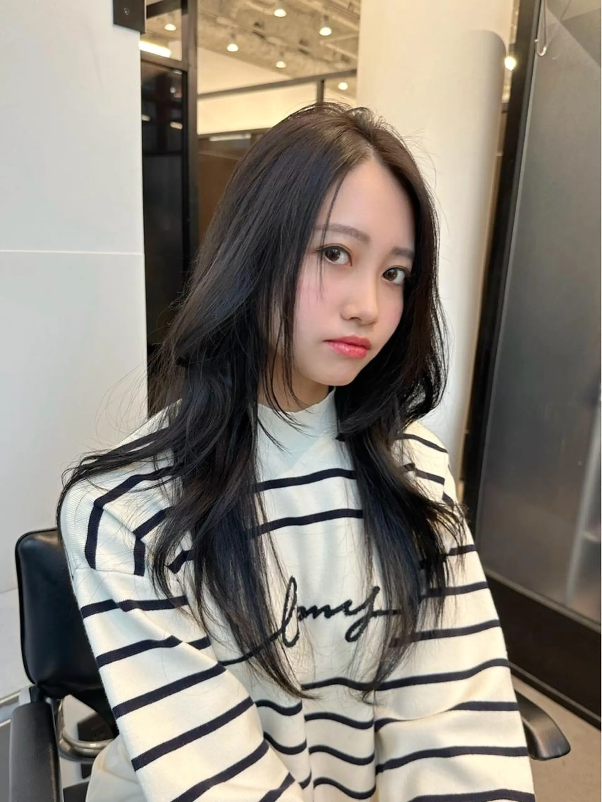 ミディアム カラー 韓国ヘア 店長NEGIのヘアスタイル