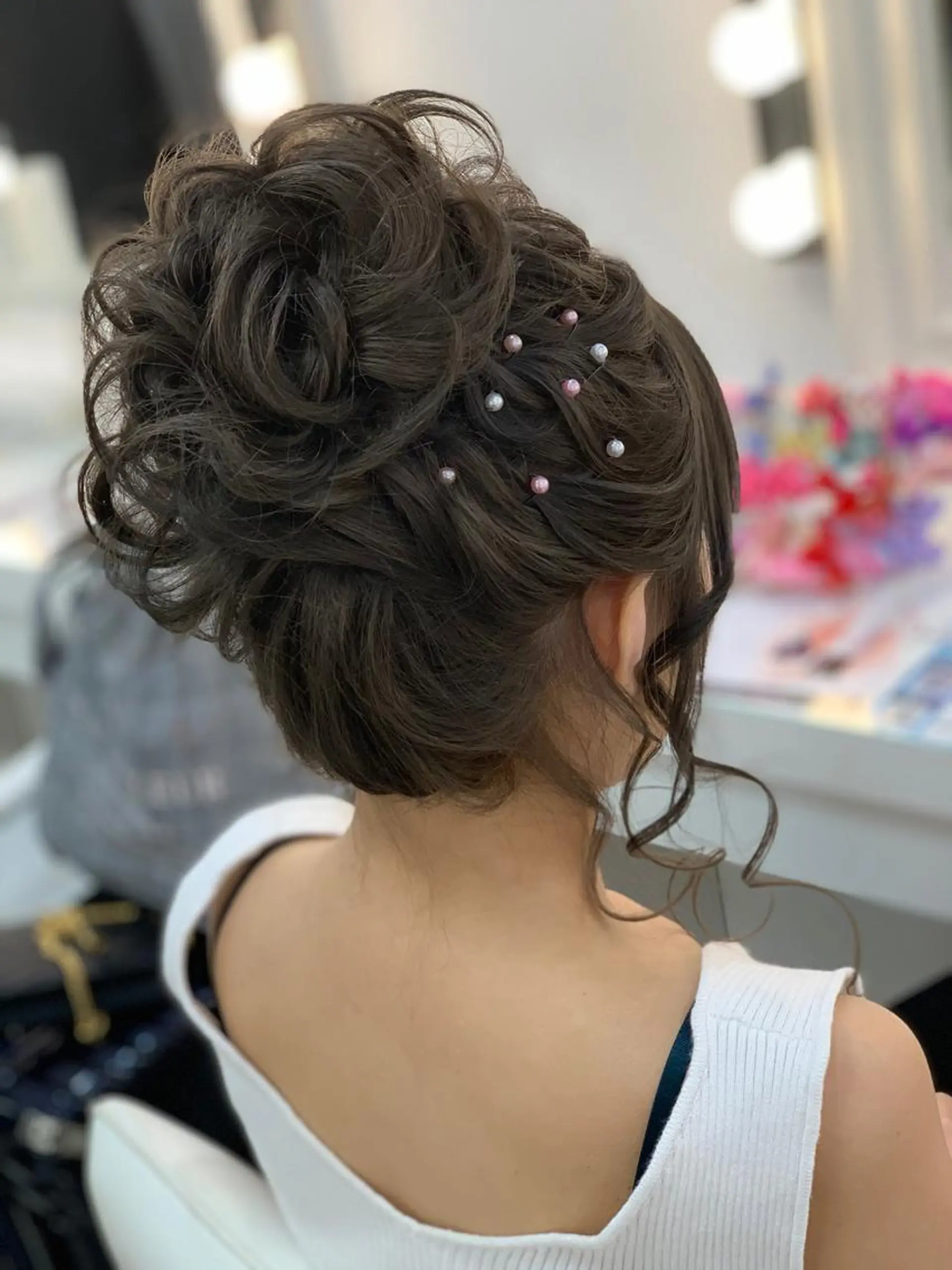 ロング ヘアアレンジ ベストシーン 新浦安のマツエク・マツパデザイン