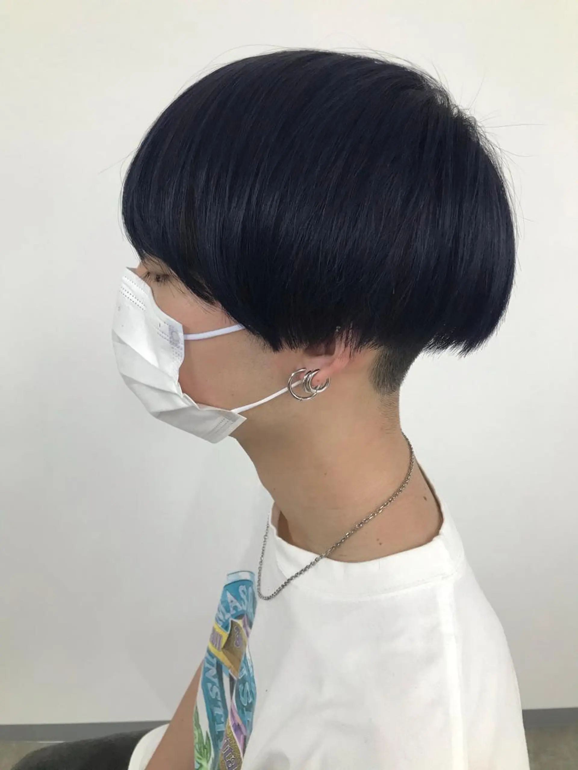 カラー メンズ ネイビーカラー バイオレットカラー ヘアカラー 🌙磯野 風香🌙 ReCharme新保のヘアスタイル