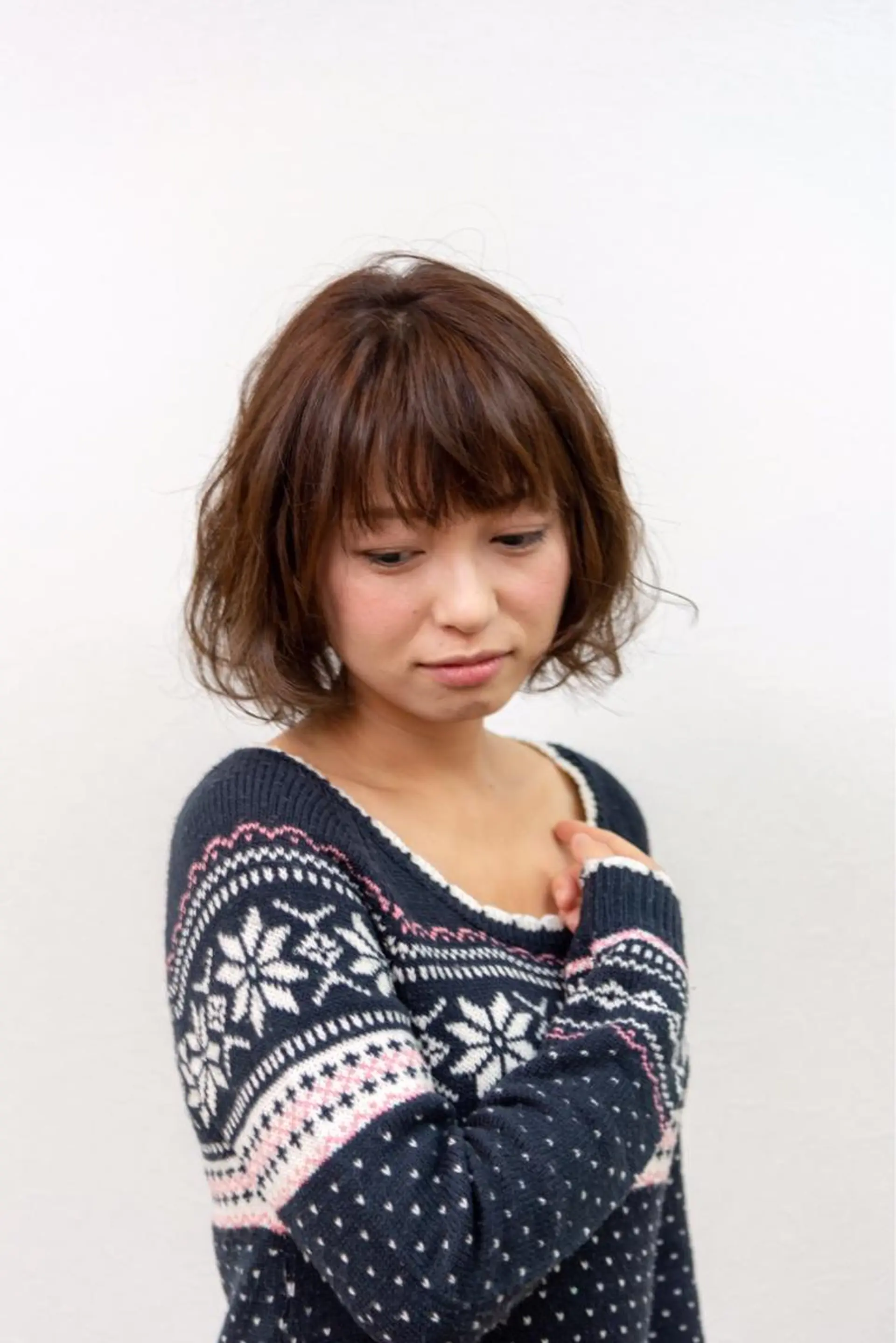 ミディアム カラー ベージュカラー ピンクカラー ボブ 似合わせカット a.Pecslap/ TERUのその他イメージ