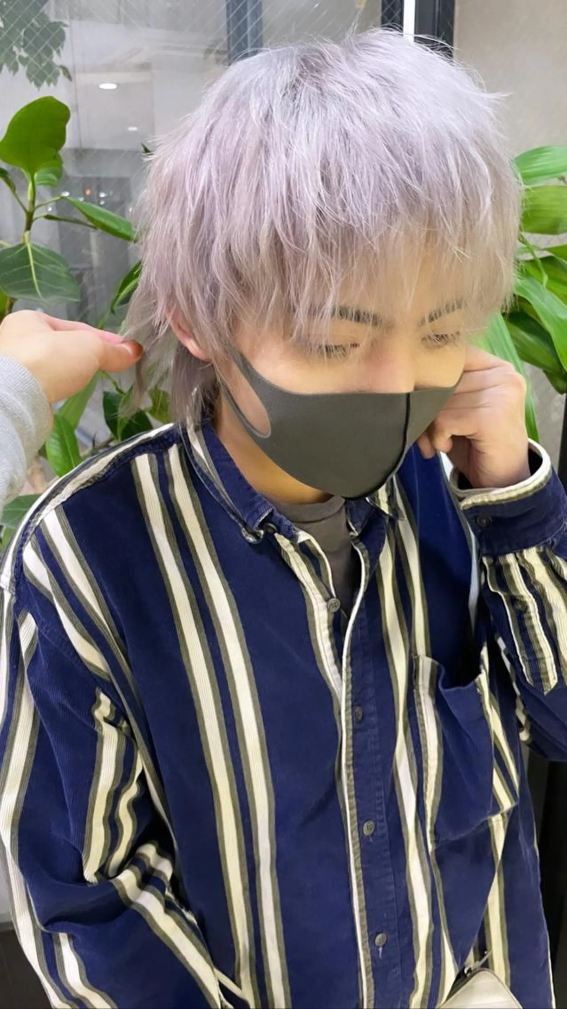 メンズ ヘアカラー 有人/バレイヤージュ /シャドールーツのヘアスタイル