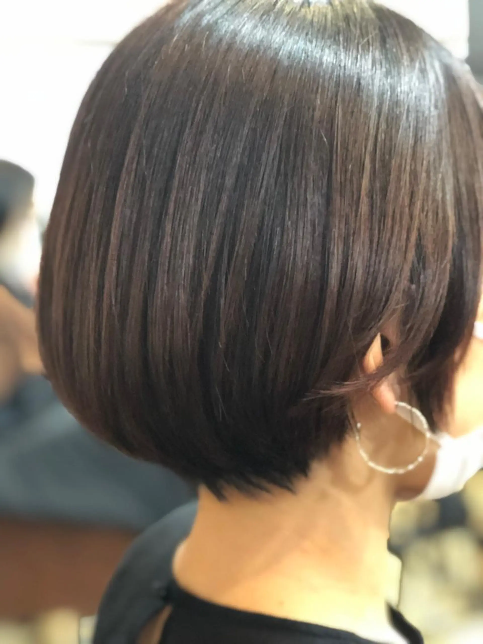 ショート カラー 丸みショート くびれヘア ショートヘア カット antica YOSHIのヘアスタイル