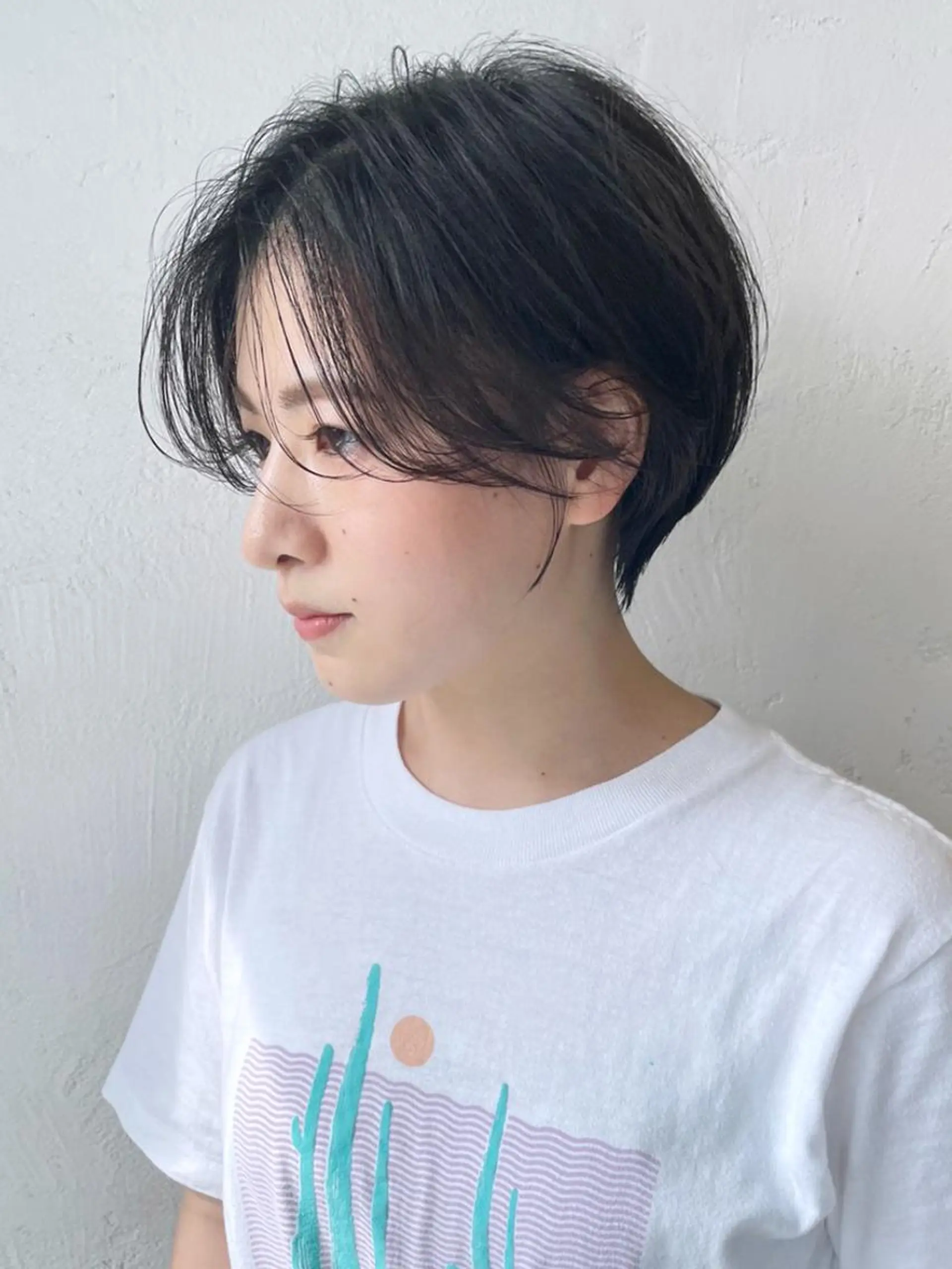 ショート カラー パーマ ヘアアレンジ ハンサムショート ショートヘア ITbyALBUM 中野店のヘアスタイル