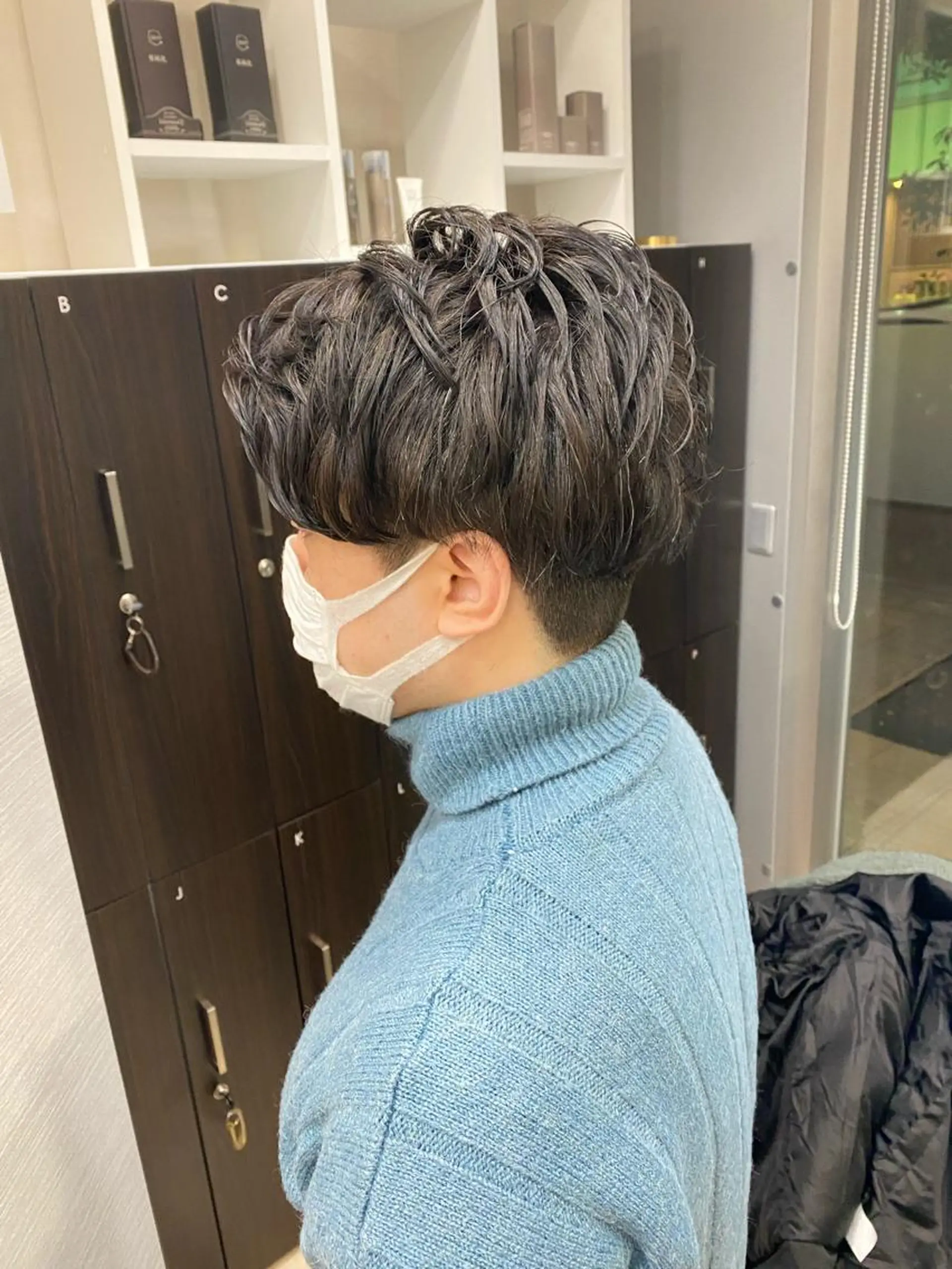 パーマ メンズ メンズパーマ BONIA by HEADLIGHT 大阪梅田店【ボニア バイ ヘッドライト】所属・綾/似合わせcut うめだの隠れ家サロンのヘアスタイル