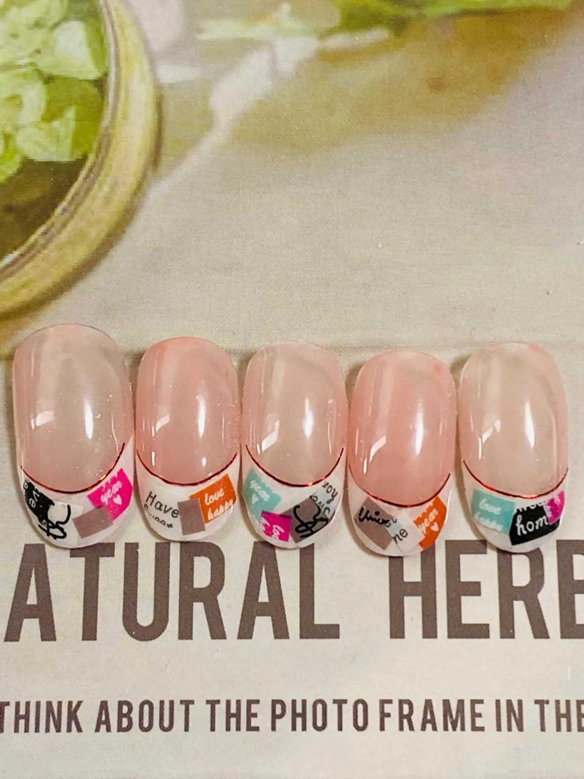 ネイル フレンチネイル 自宅ネイルサロン ♦️nuance♦️のネイルデザイン