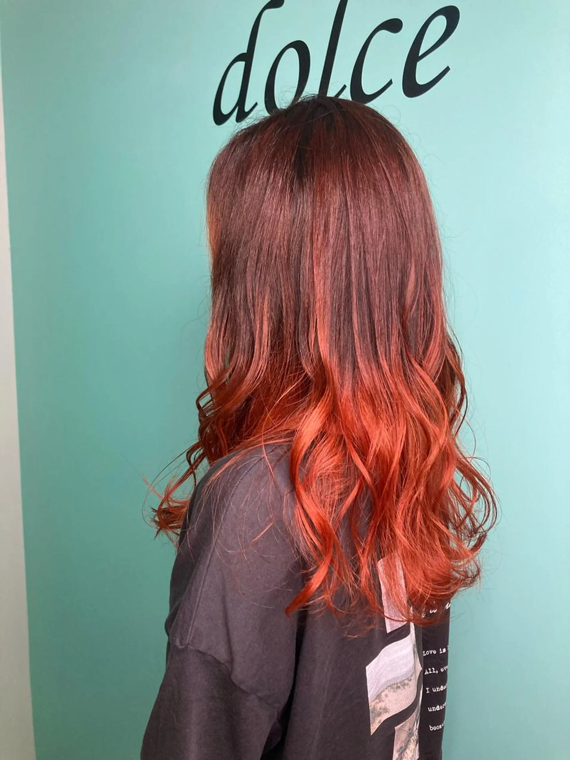 ロング カラー 浦田侑希 CODE.LINEのヘアスタイル