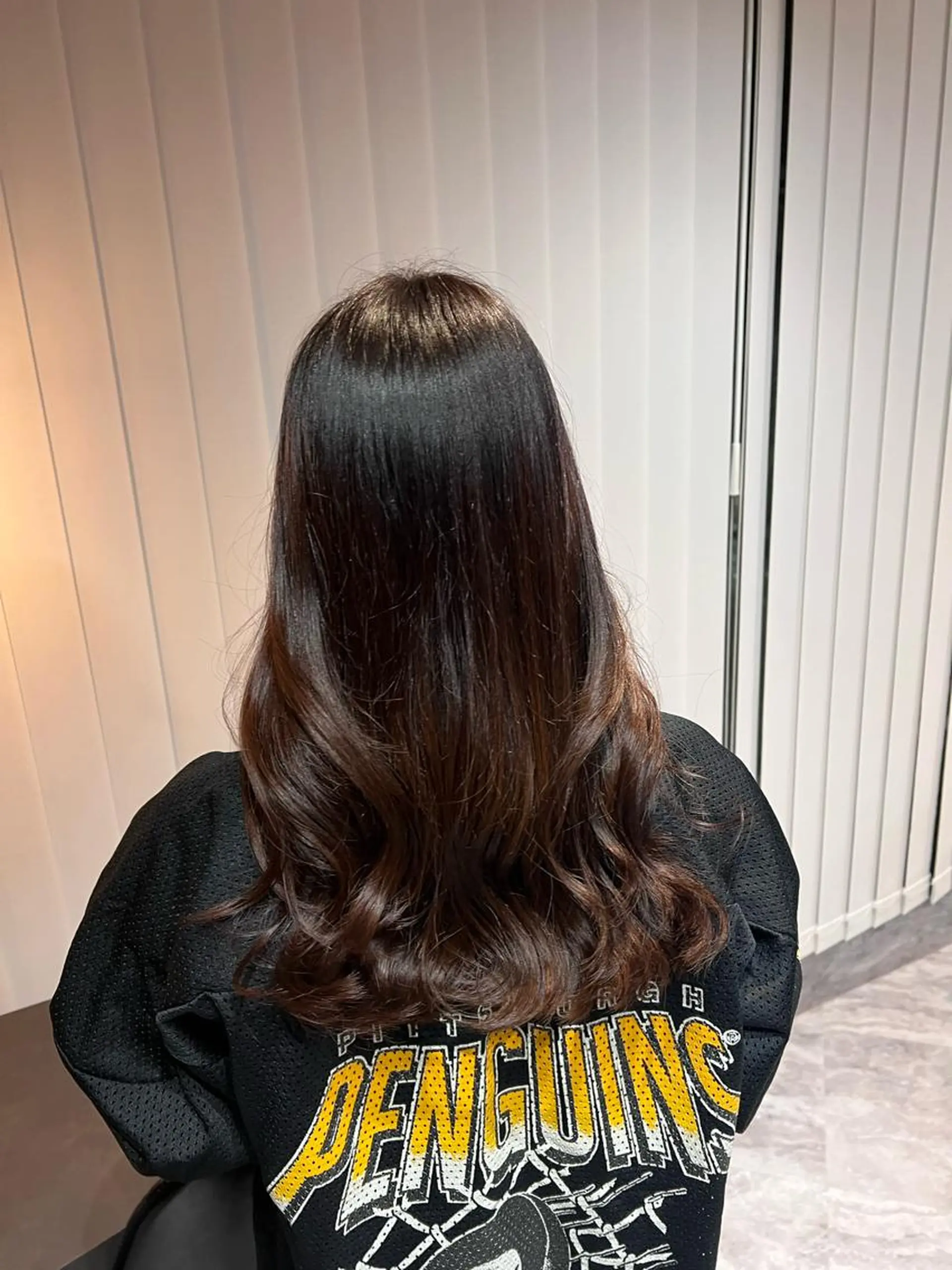 ロング カラー ヘアアレンジ 韓国風ヘア 韓国艶髪/透明感 カラー/ひなののヘアスタイル