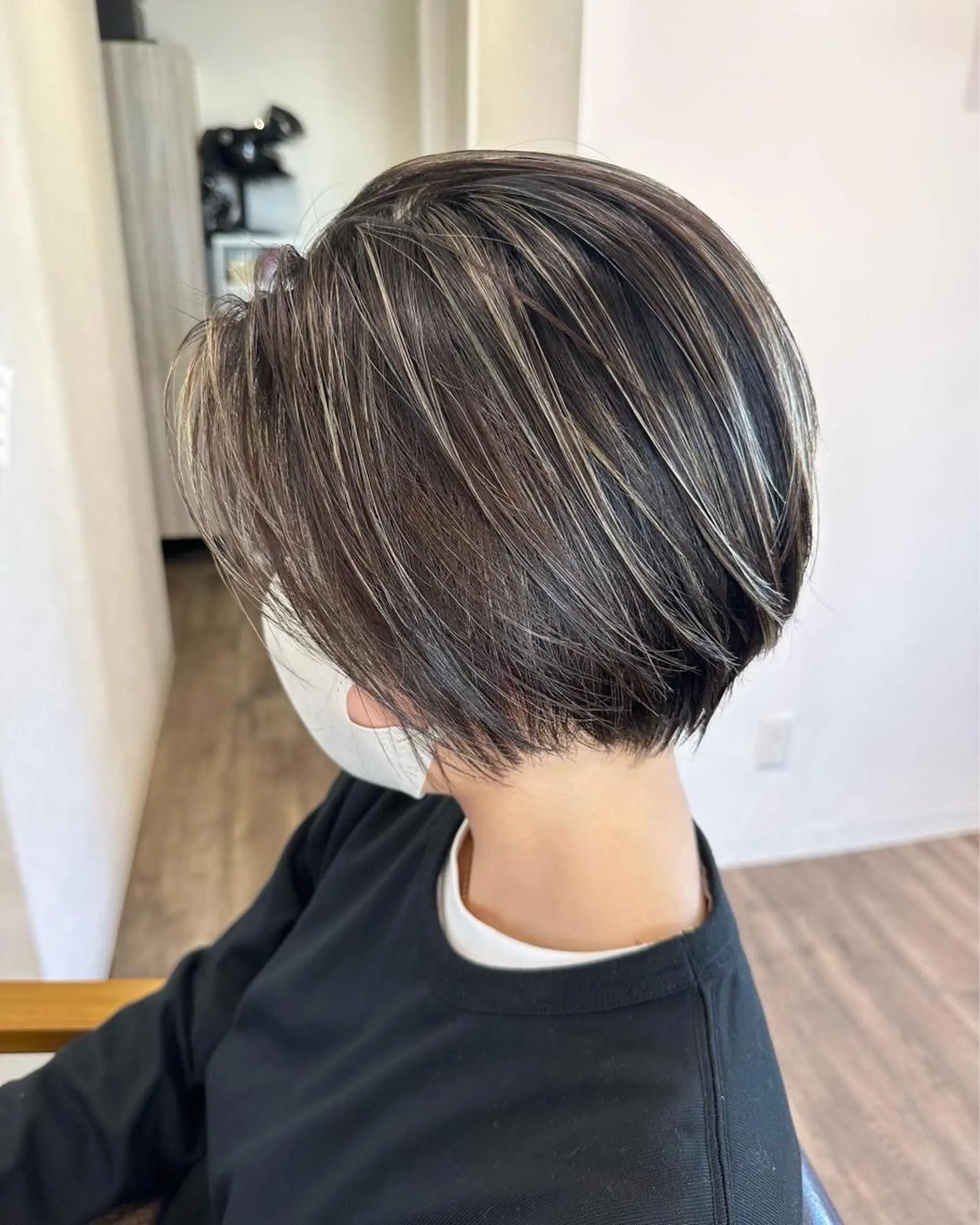 ショート ハイライト ヘアカラー Felice hair design所属・粕川 達哉のヘアスタイル