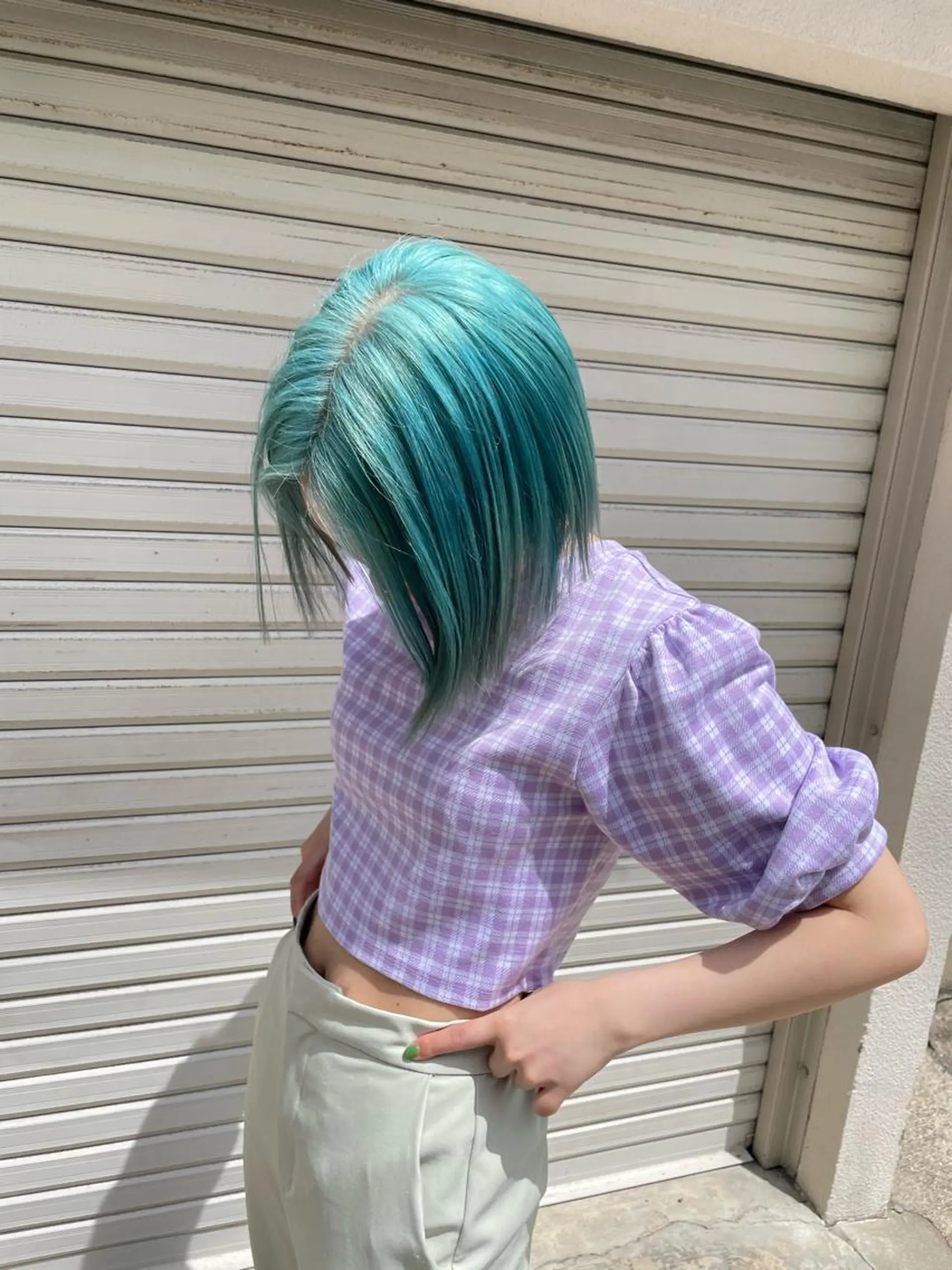 ミディアム カラー ブリーチカラーが人気 onnuのヘアスタイル