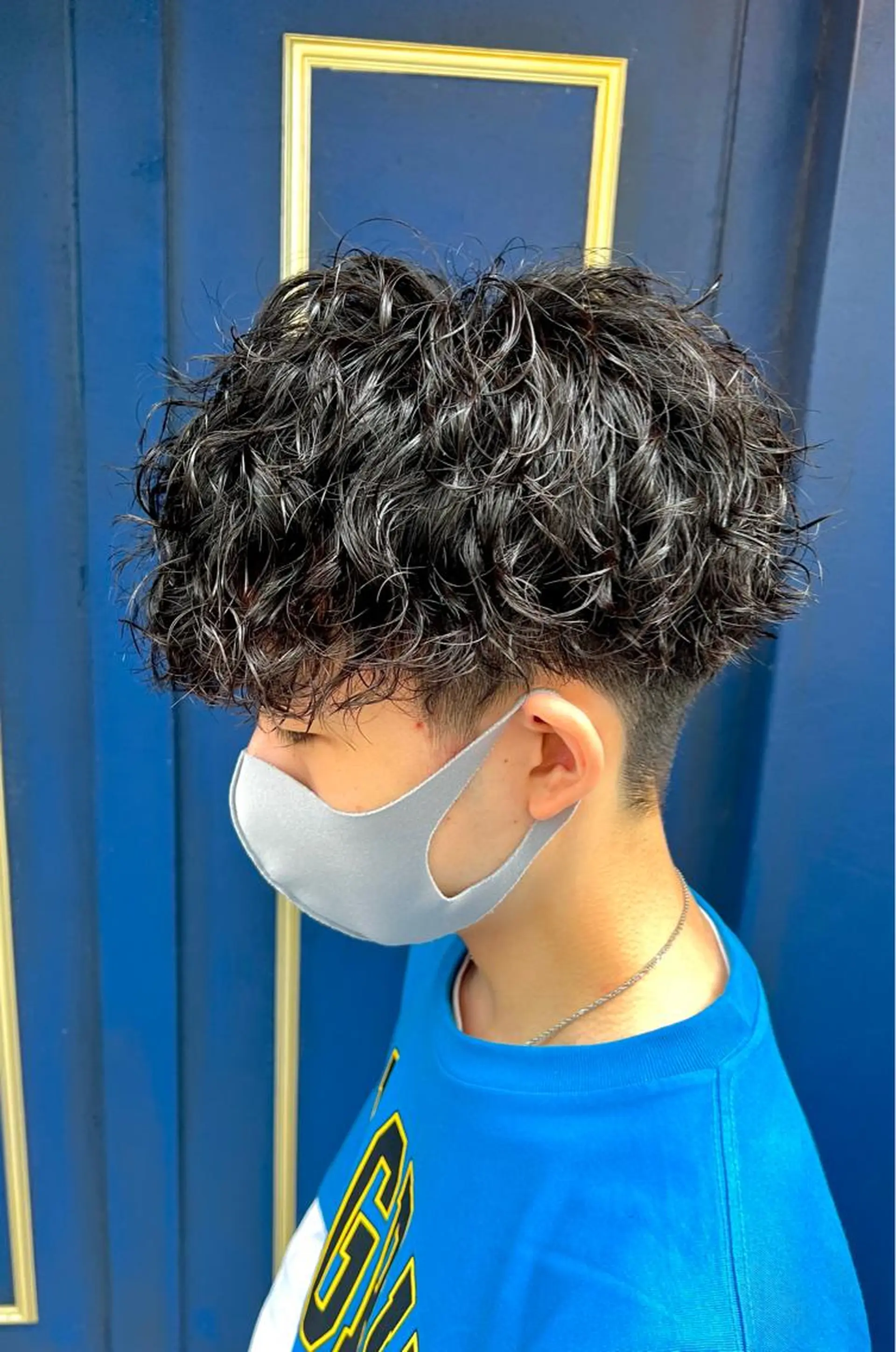 ショート パーマ メンズ カット パーマ 🦩パーマン🦩佐藤 航太のヘアスタイル