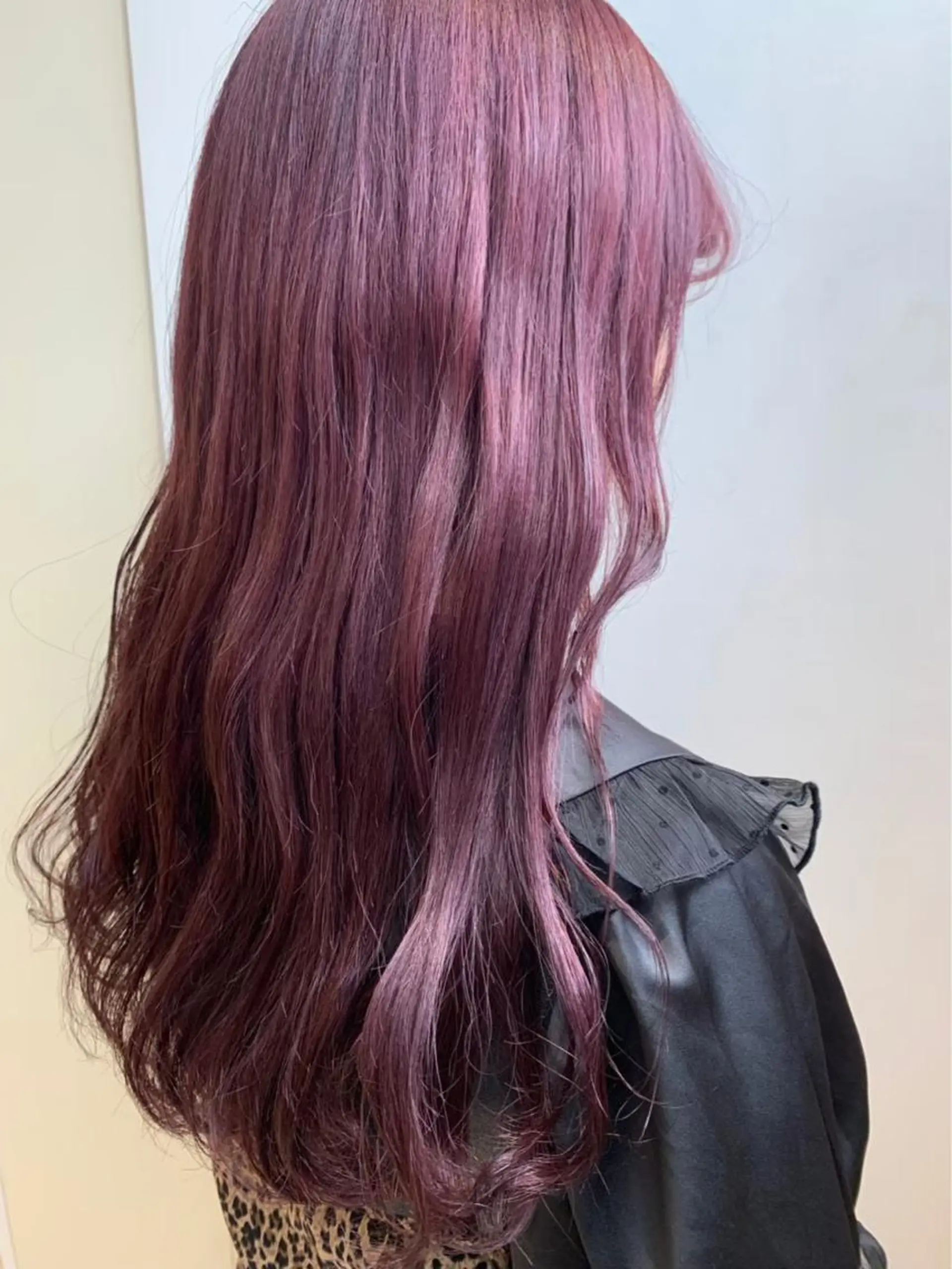 ロング カラー 韓国風ハッシュカット 似合わせレイヤー池袋のヘアスタイル