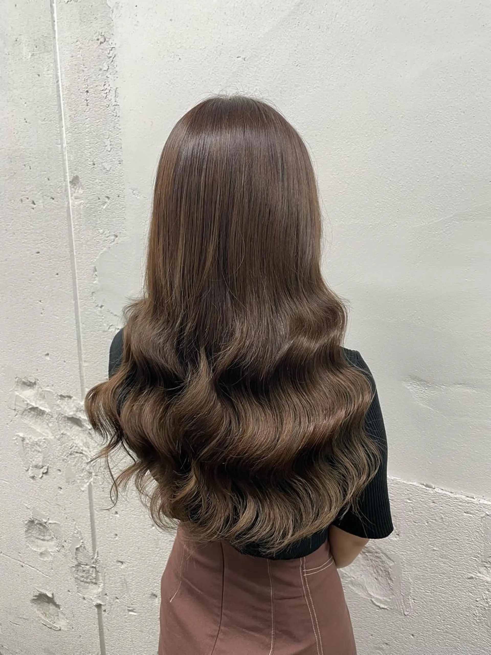 ロング カラー シールエクステ バレイヤージュ ミストバング ダブルカラー  フェイスフレーミング ヘアカラー エクステ 🧡艶髪ちゅるん髪 🫧🧡YUKI❄️のヘアスタイル