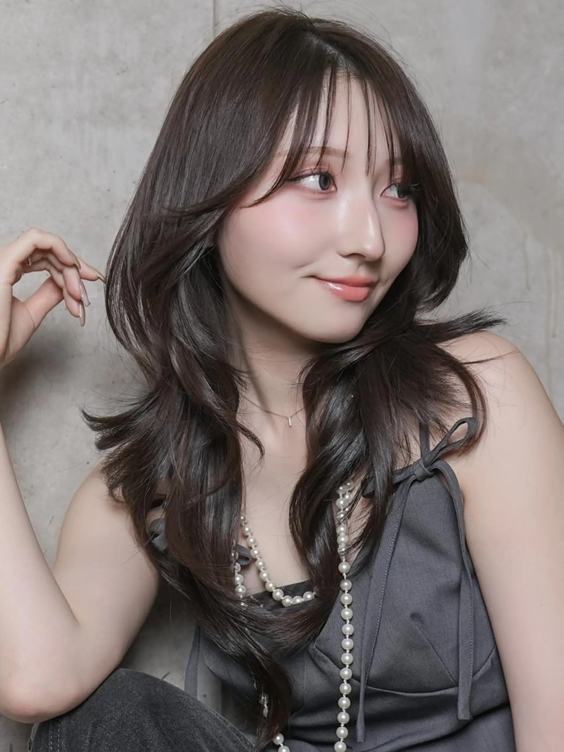 セミロング 髪質改善 似合わせカット トリートメント カット ヘアカラー トリートメント 🌈カラー特化 ハイトーンけいと🌈のヘアスタイル