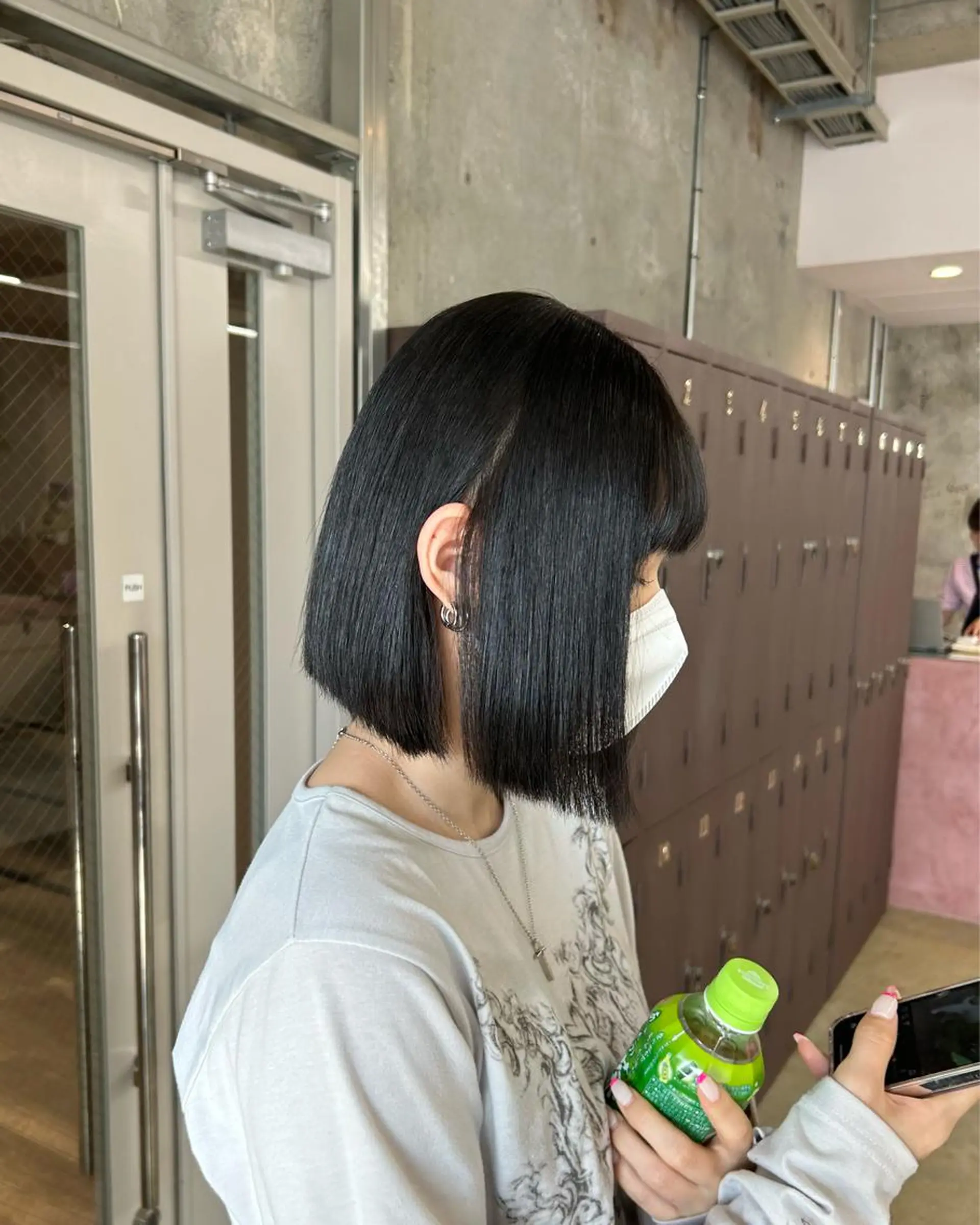 ショート 縮毛矯正 カット 縮毛矯正 髪質改善カラー🦋 レイヤー/ナカネのヘアスタイル