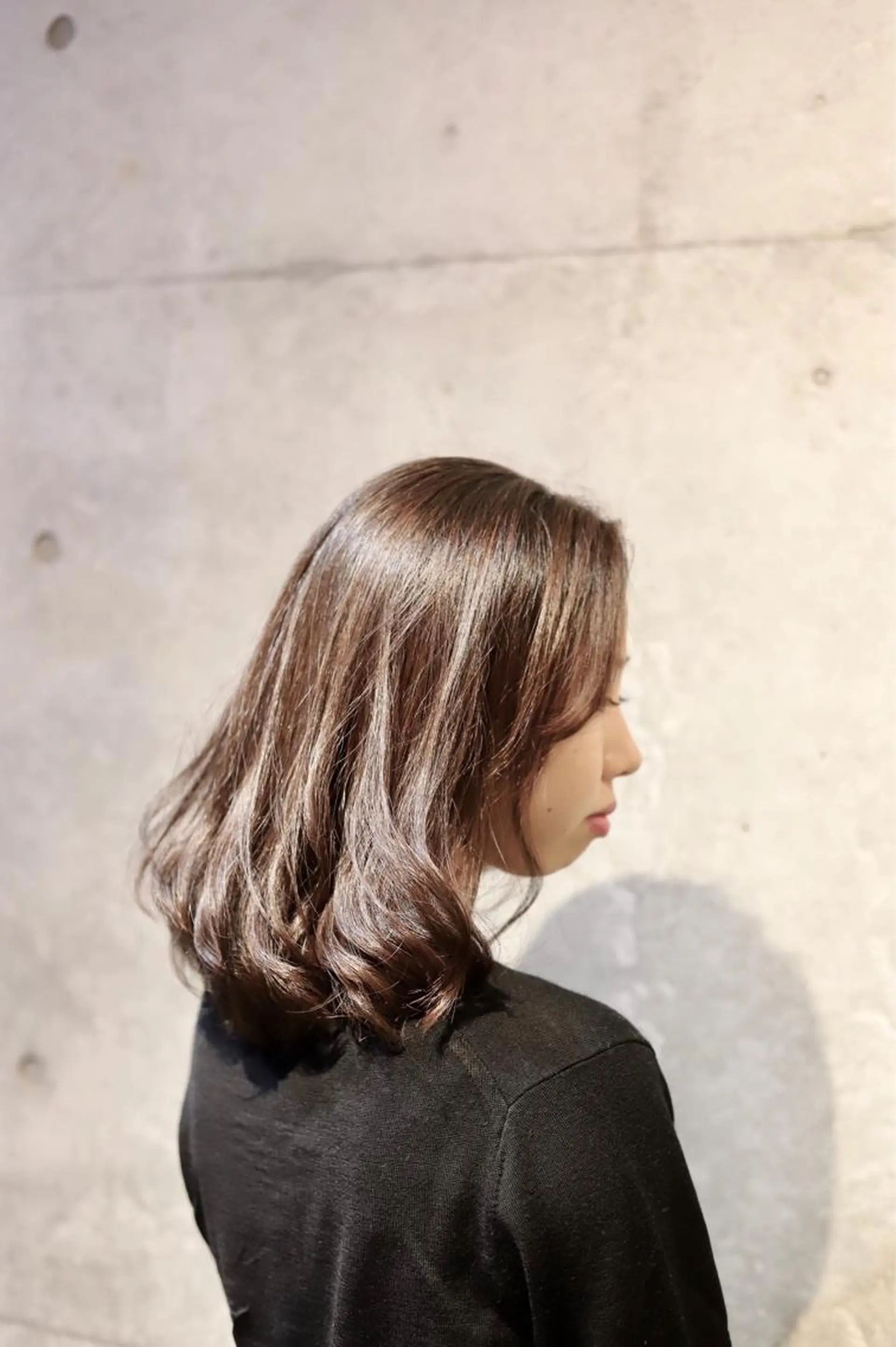 ミディアム カラー アッシュ アドミラルYoshi oのヘアスタイル