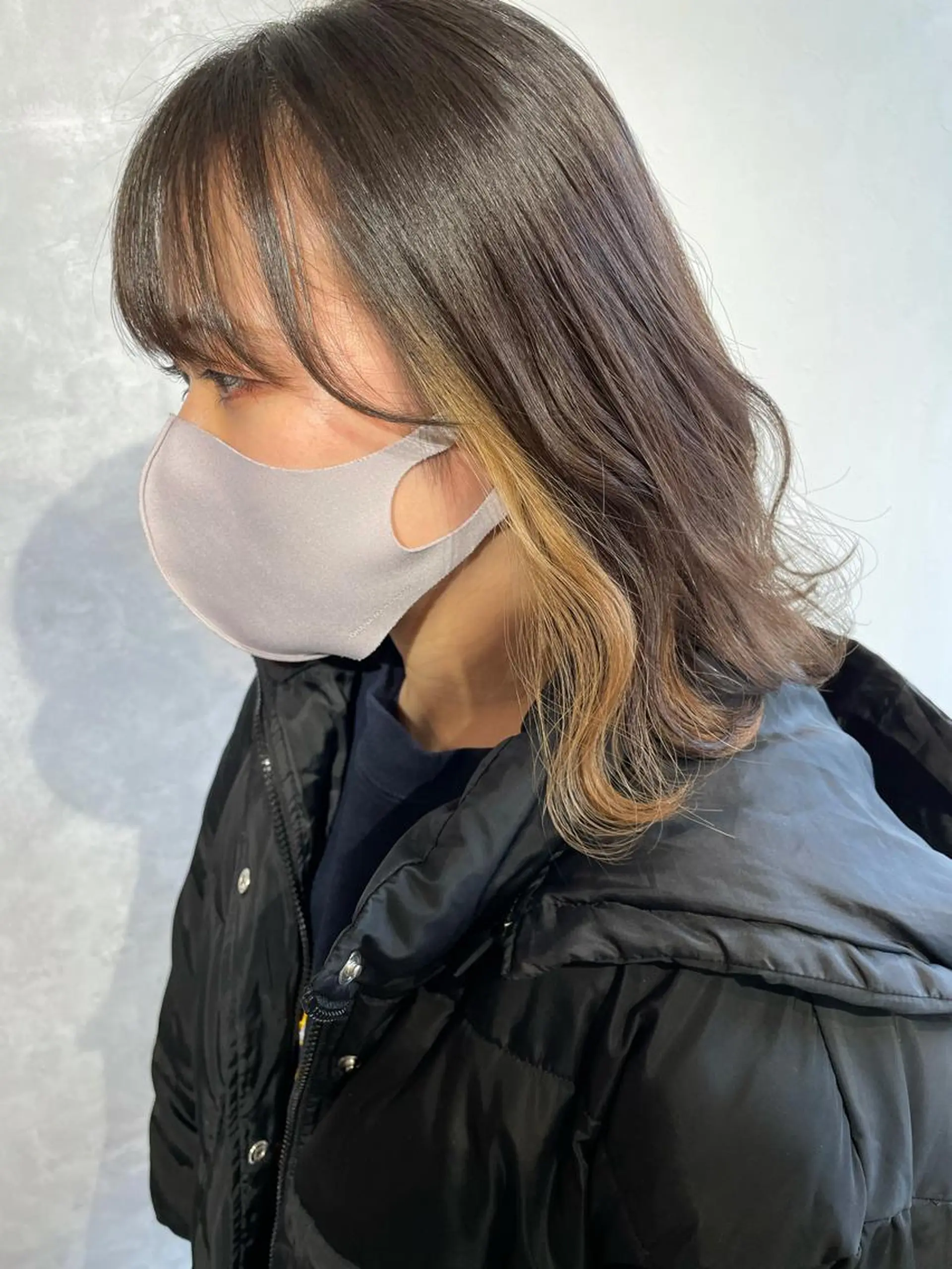 ミディアム ヘアカラー 【髪質改善】 川津翔太のヘアスタイル