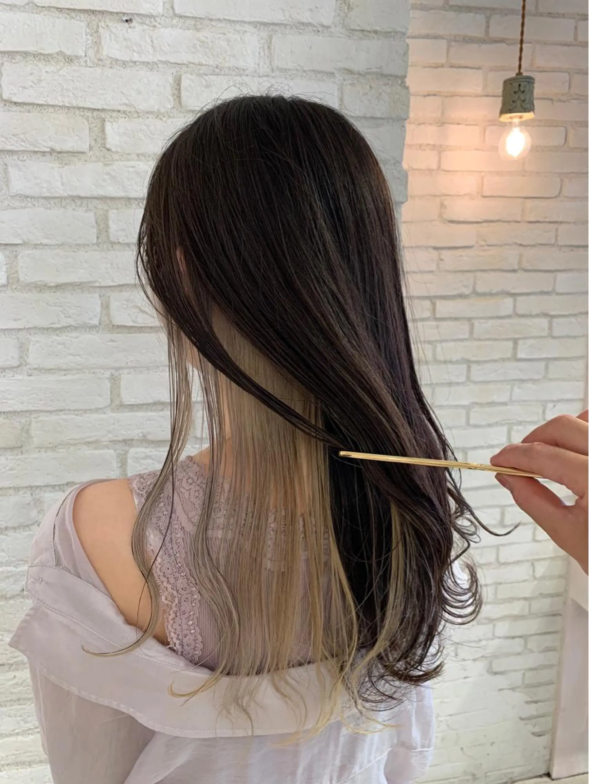 ロング カラー 韓国ヘア/艶カラー /田中悠佑のヘアスタイル