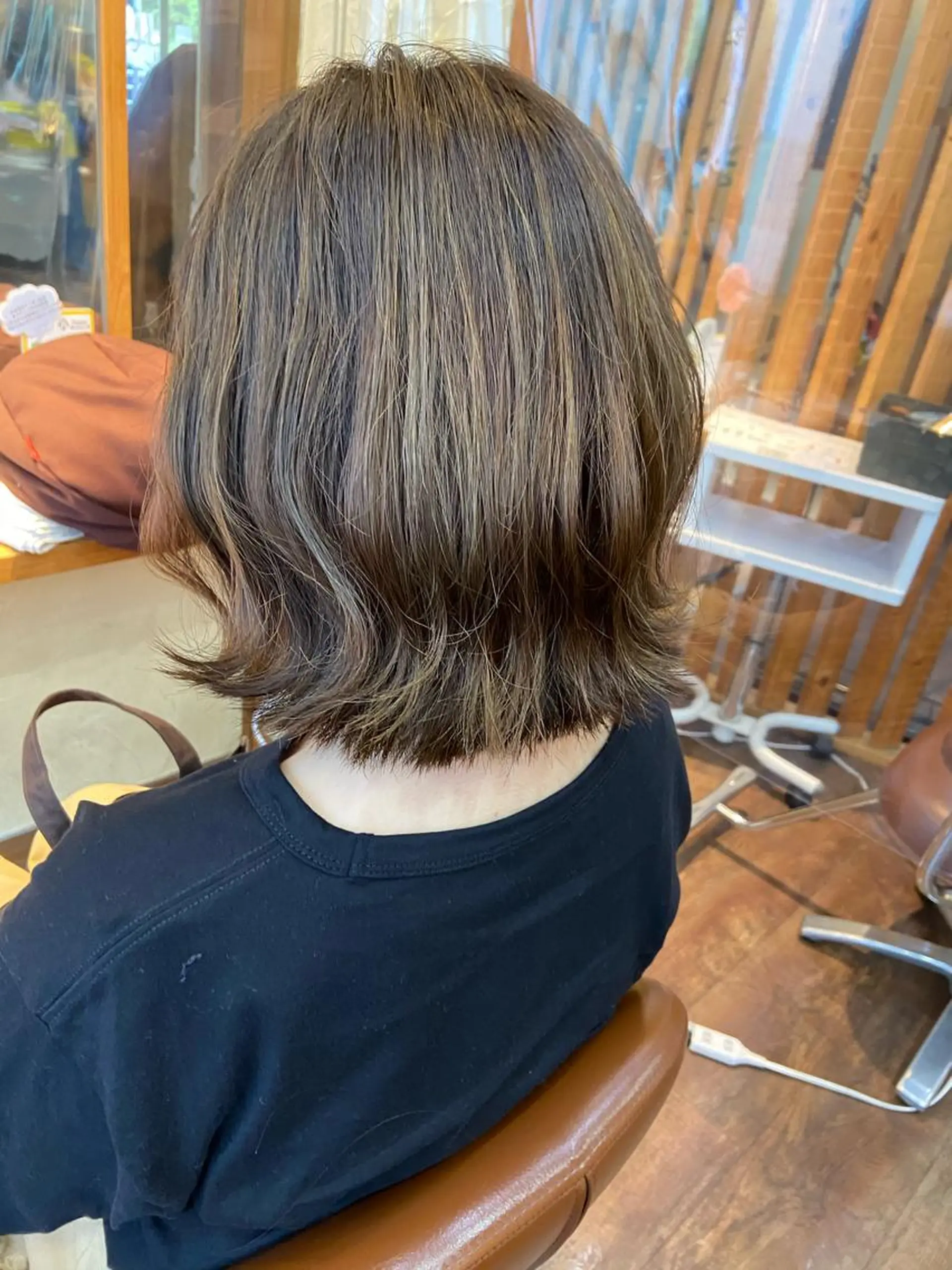 ショート カラー ハイライトカラー ハイライト 鎌田 祥江のヘアスタイル