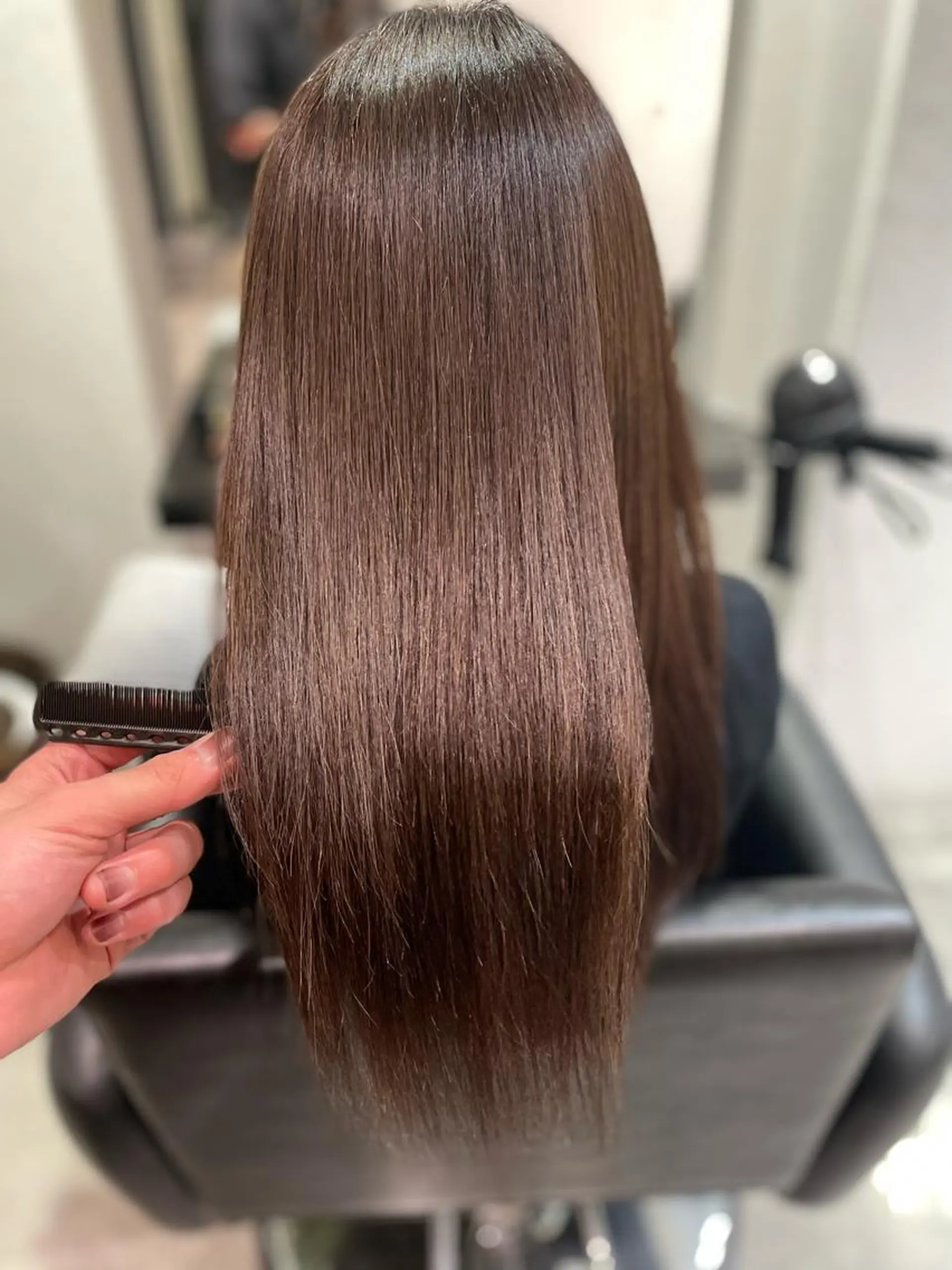 ミディアム カラー ヘアアレンジ 美髪矯正 Rioのヘアスタイル