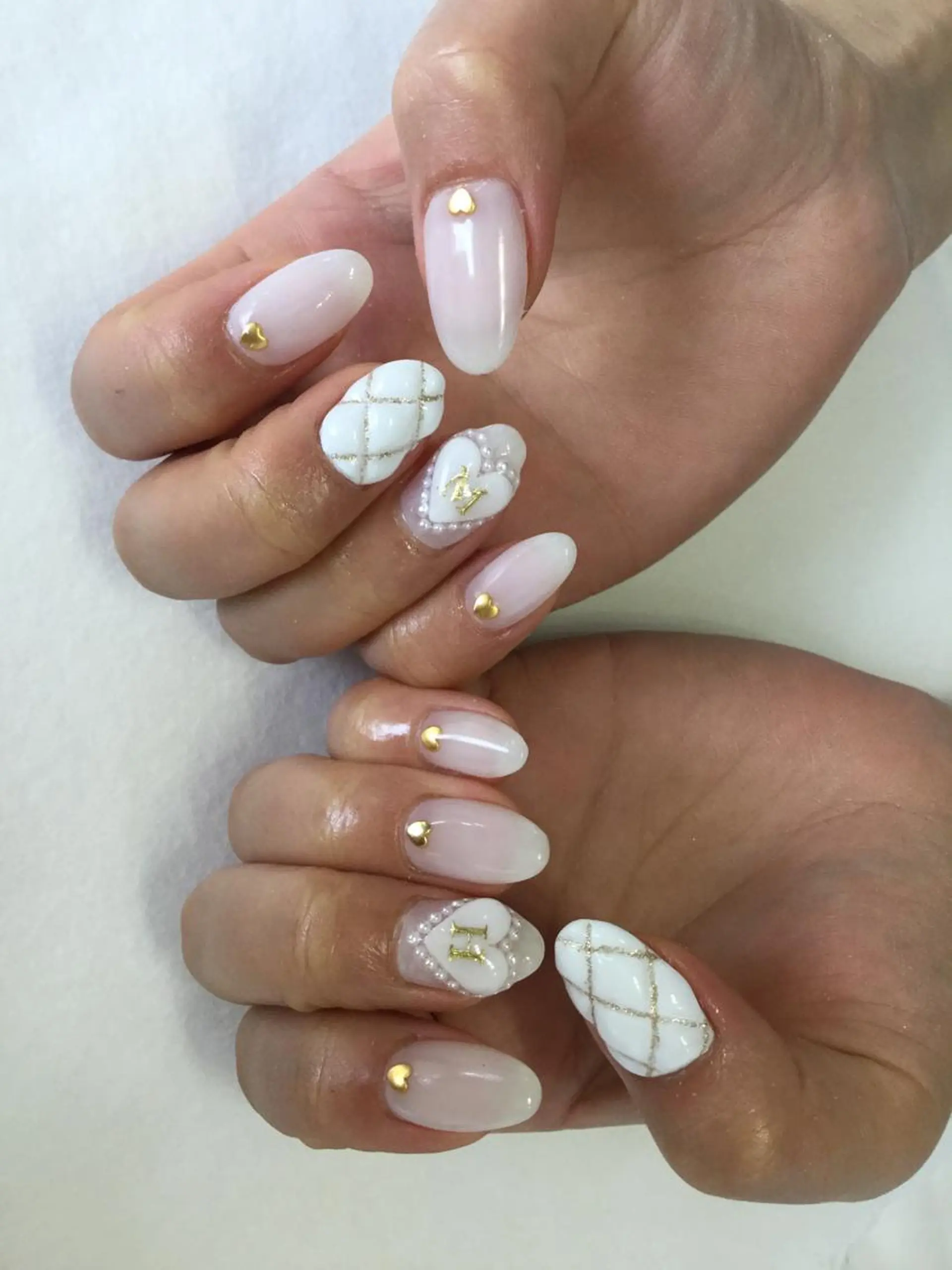 ネイル ハンドネイル 💎🐰 saki. m 🐰💎のネイルデザイン