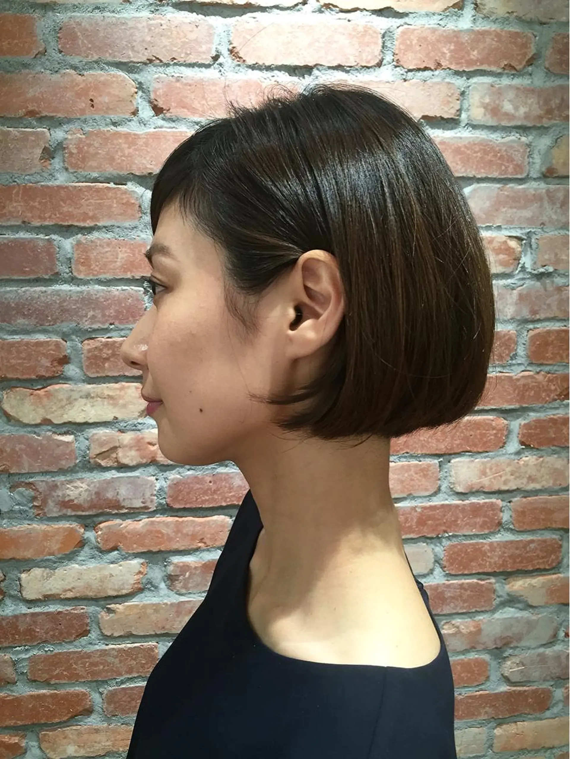 ショート カラー ボブ 小顔カット 門田 恭弥のヘアスタイル