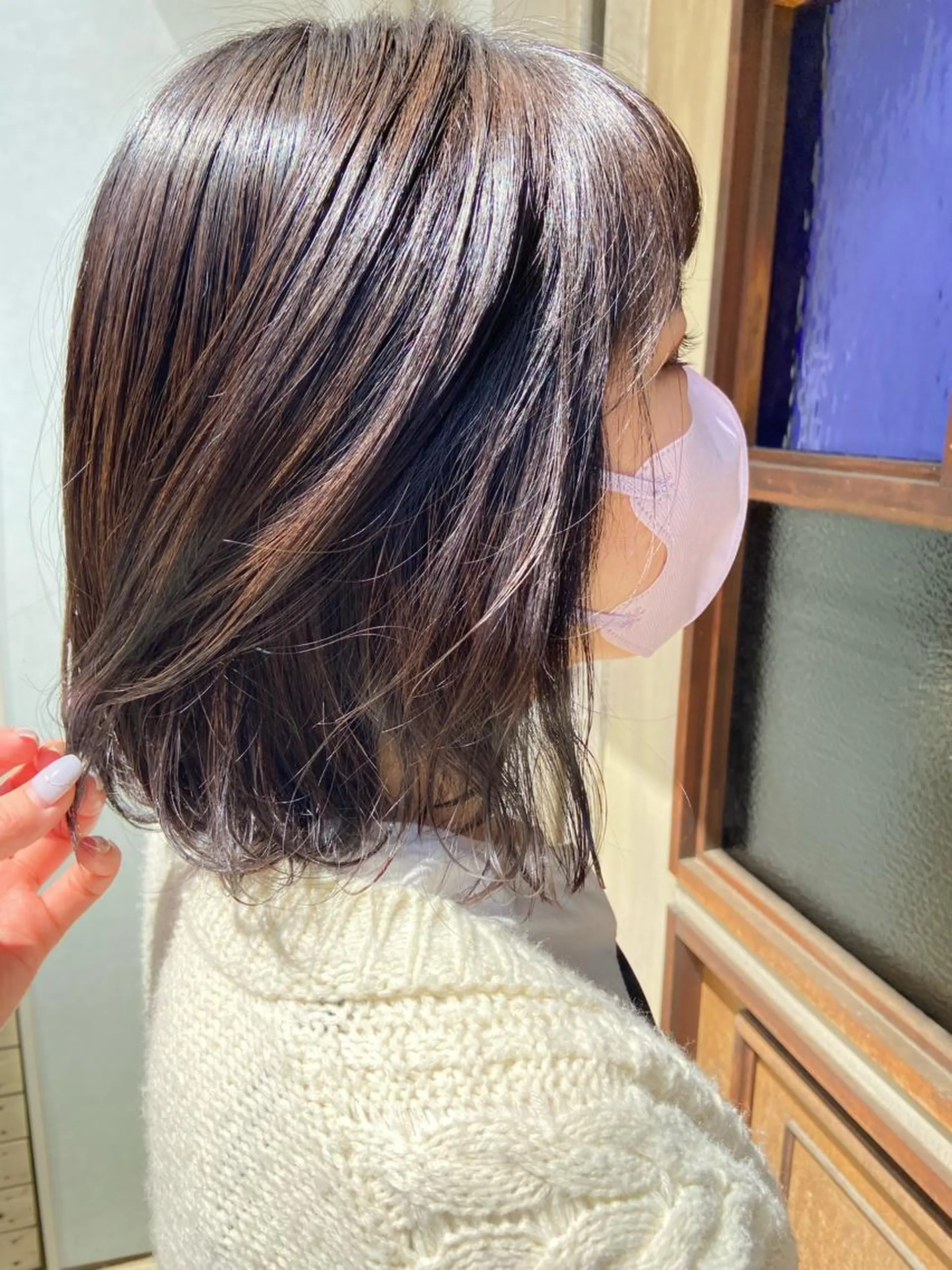 カラー 綾/ベージュカラー /パーマ🩰のヘアスタイル