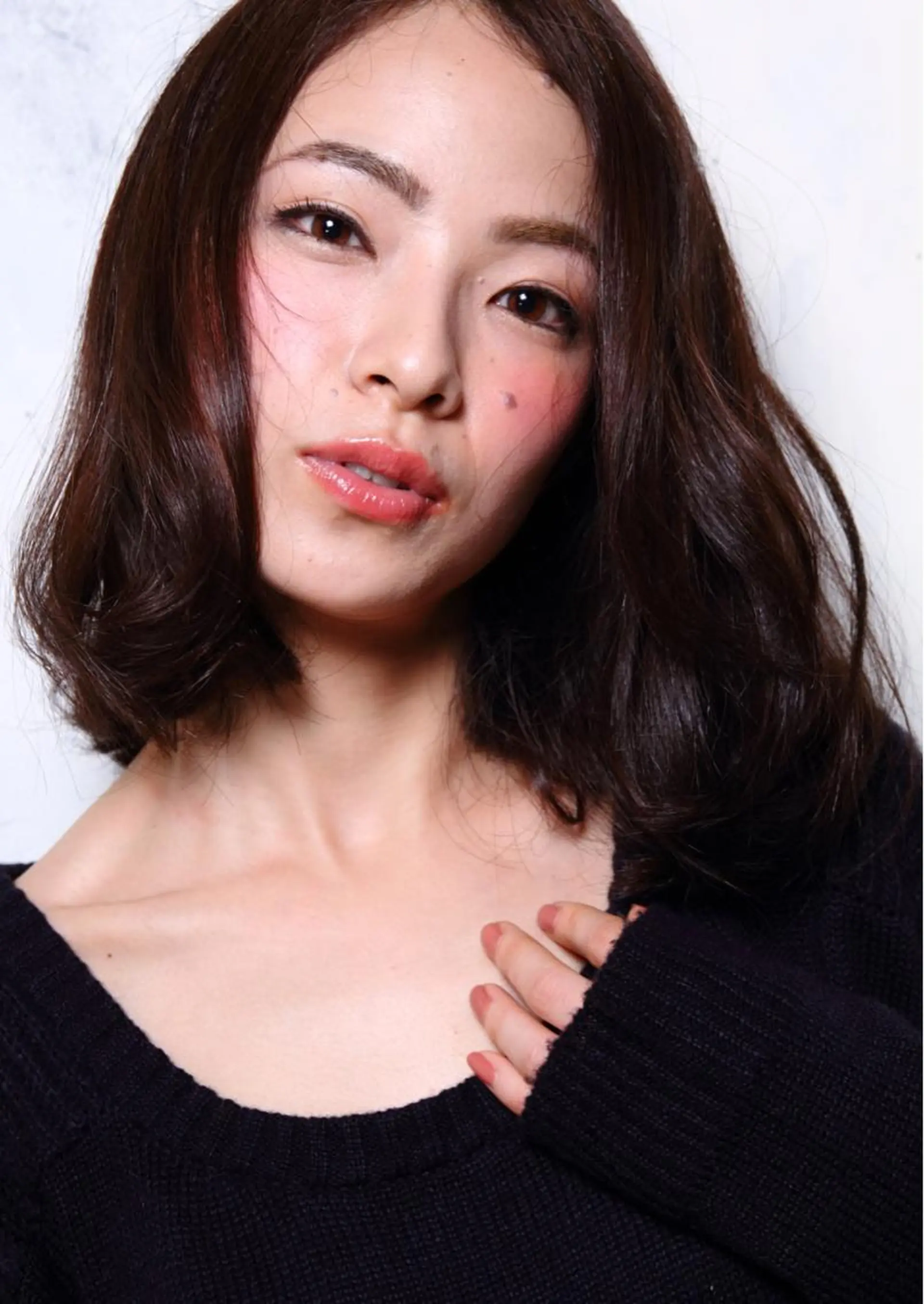 ミディアム 仁城 了祐のヘアスタイル