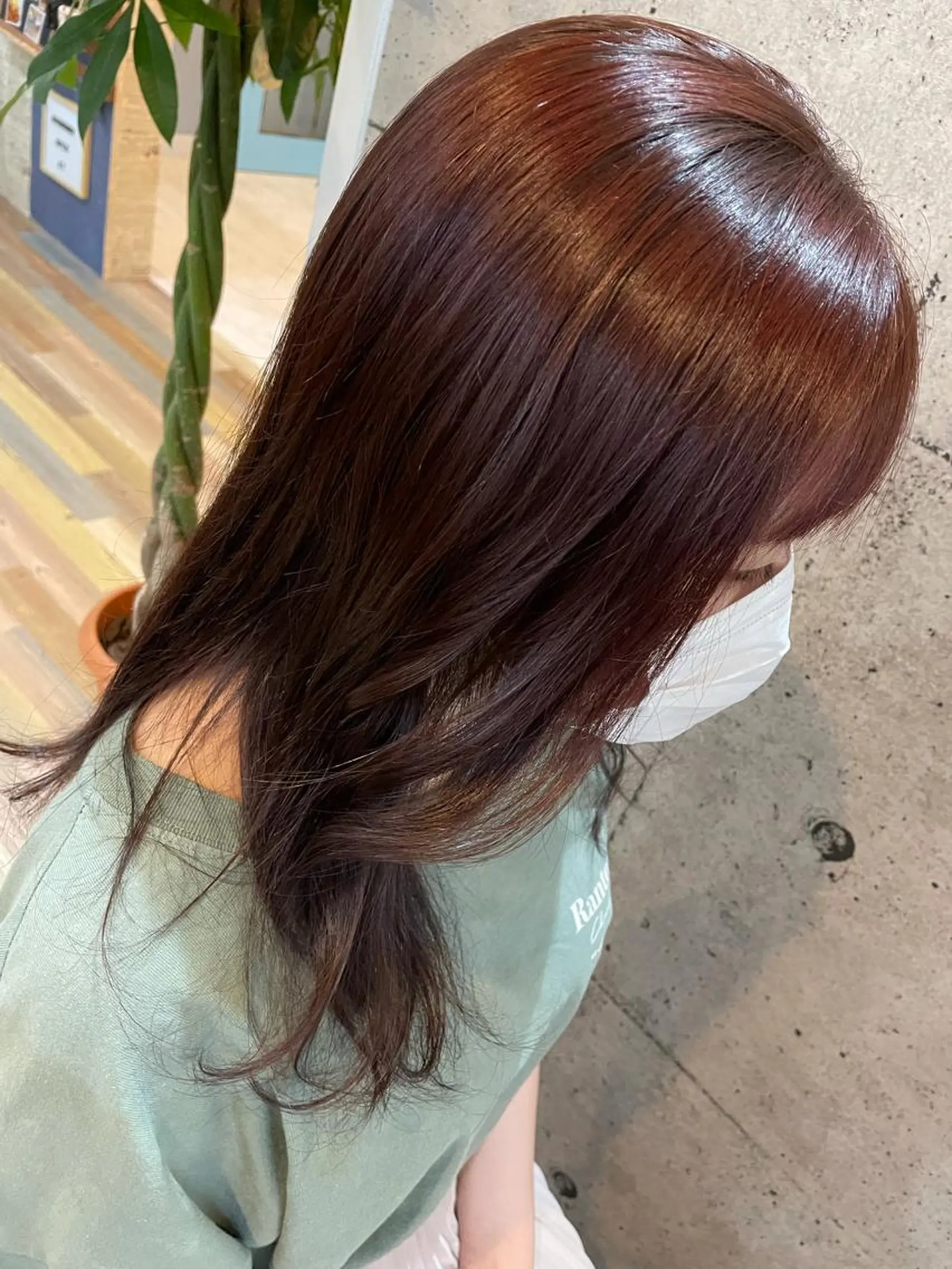 セミロング カラー ヘアアレンジ 似合わせhair🌼 misakiのヘアスタイル