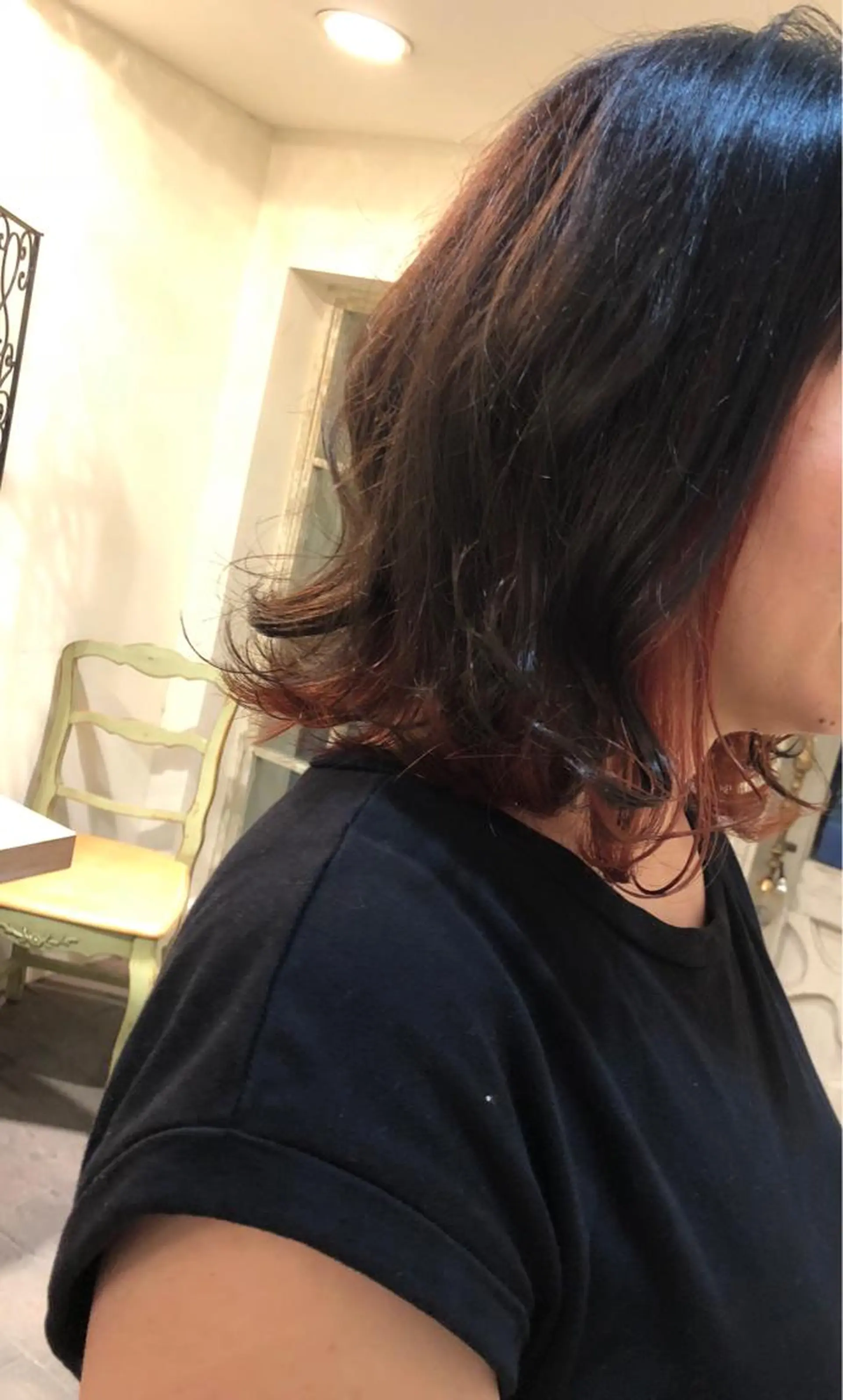 ミディアム 玉邑 美菜のヘアスタイル
