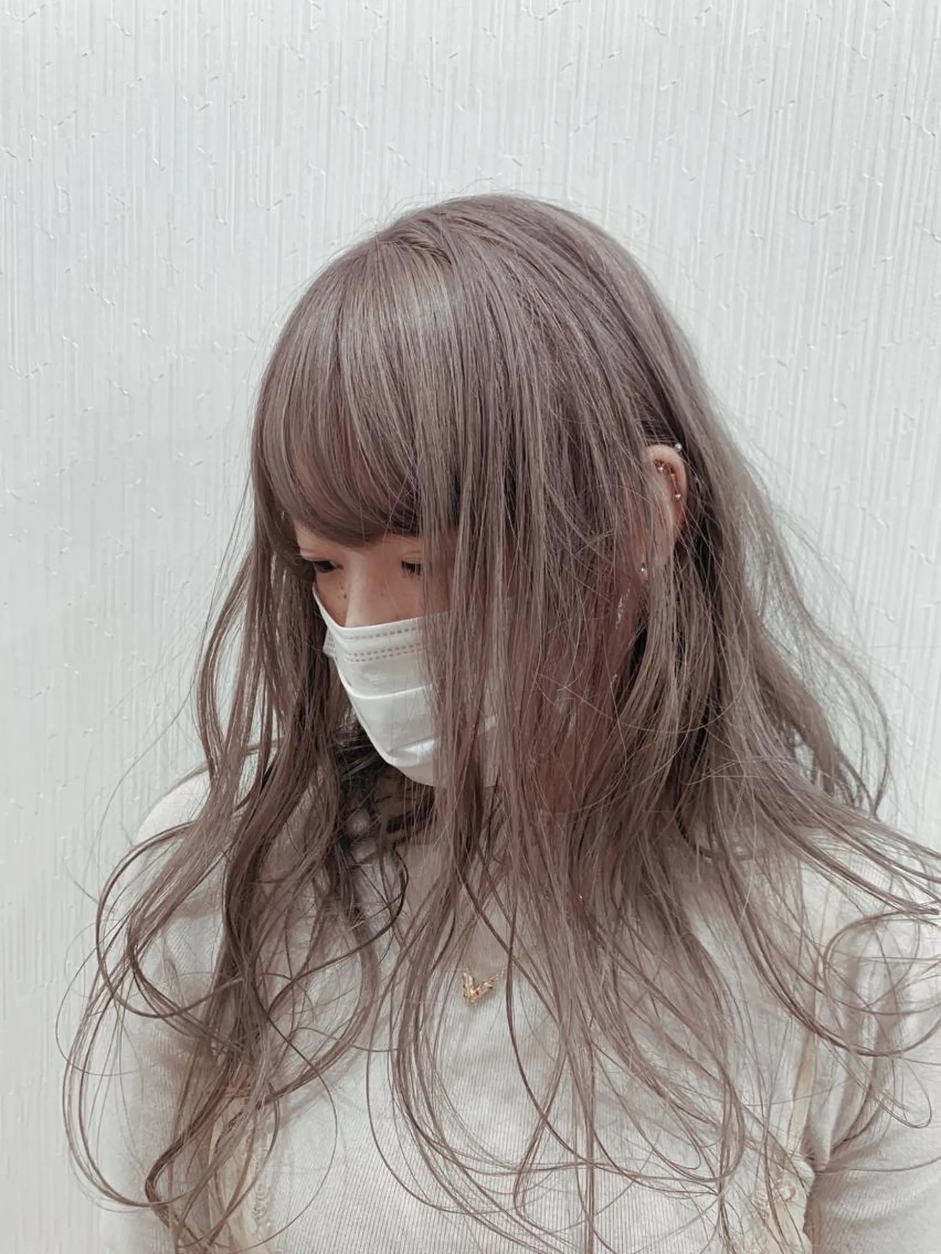 ロング カラー レイヤーカットモデル 募集/藤原一真のヘアスタイル