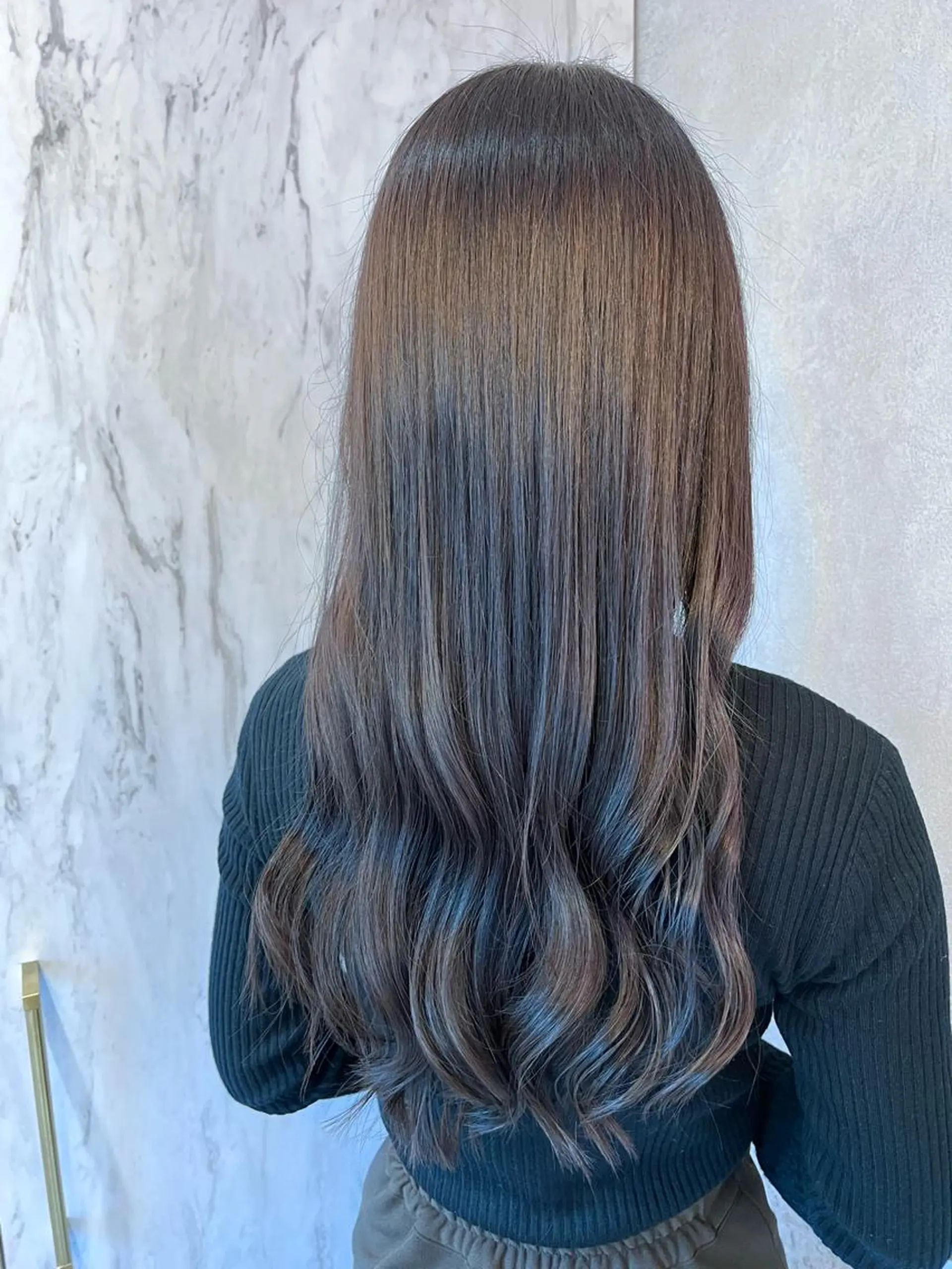 ロング 髪質改善 韓国風ヘア 🎀しゅな/韓国 レイヤー/透明感♡のヘアスタイル