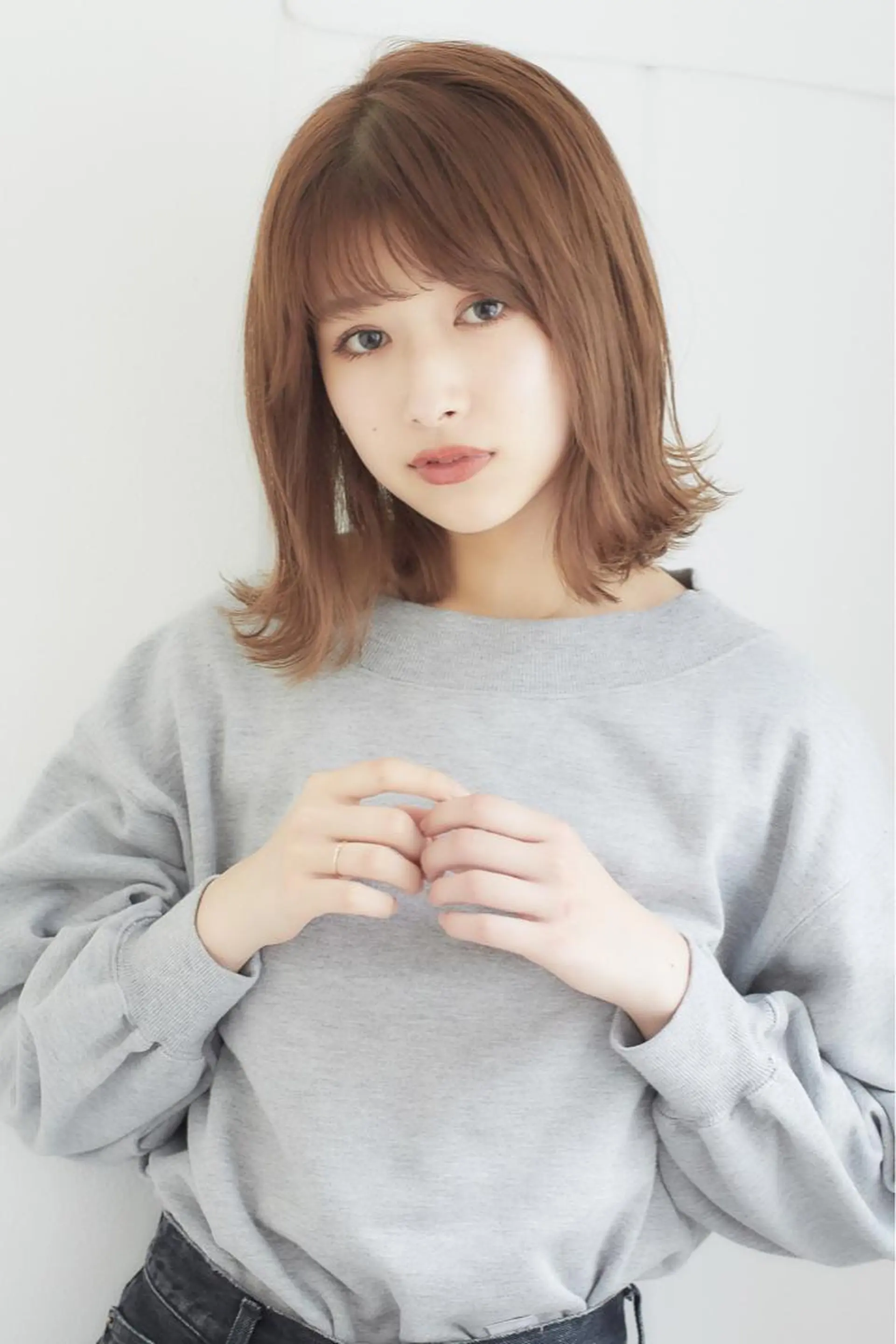 ミディアム カラー ヘアカラー トリートメント ヘッドスパ 永山 貴文のヘアスタイル