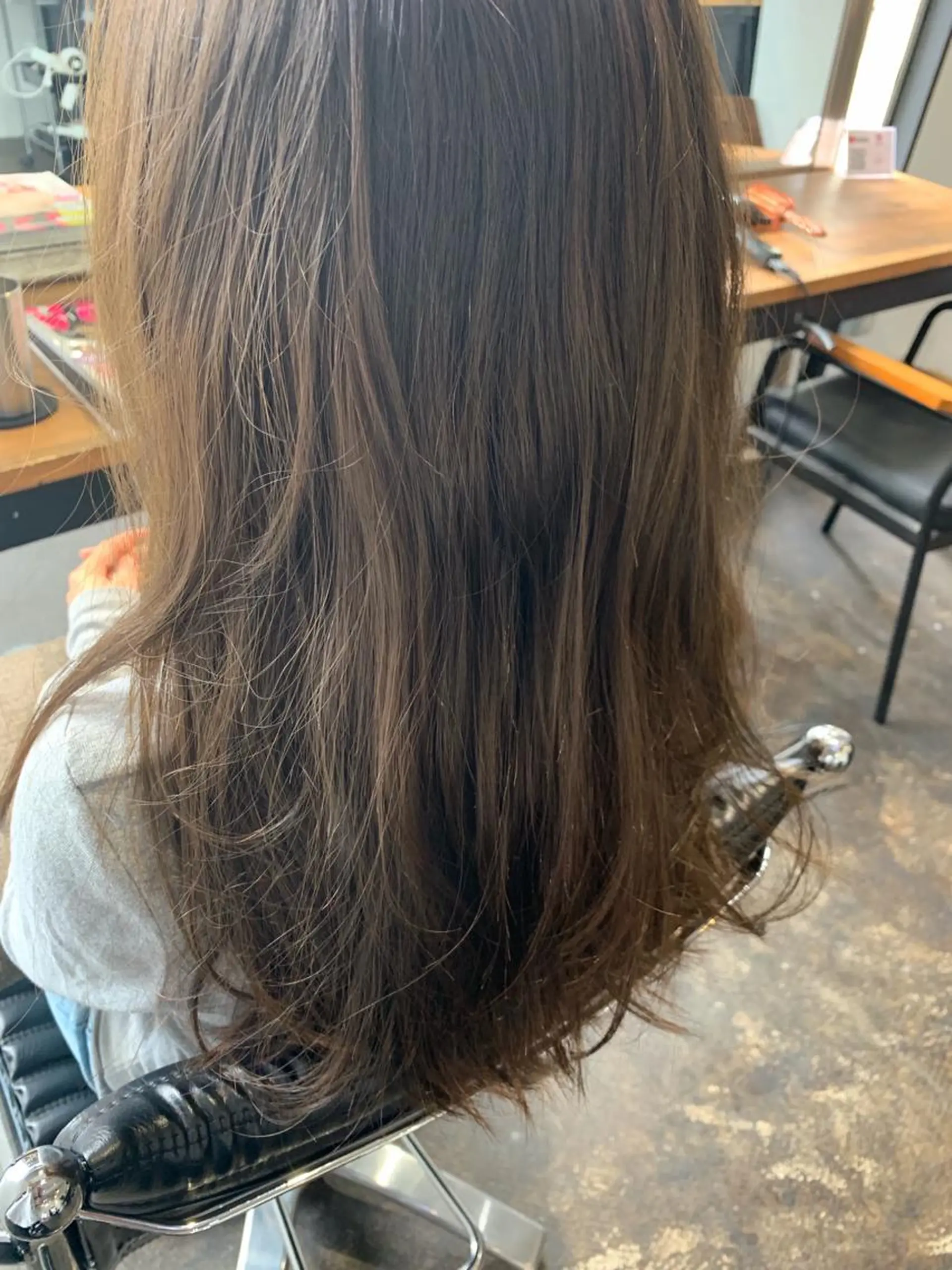 セミロング カラー メンズパーマ メンズ特化ryoのヘアスタイル